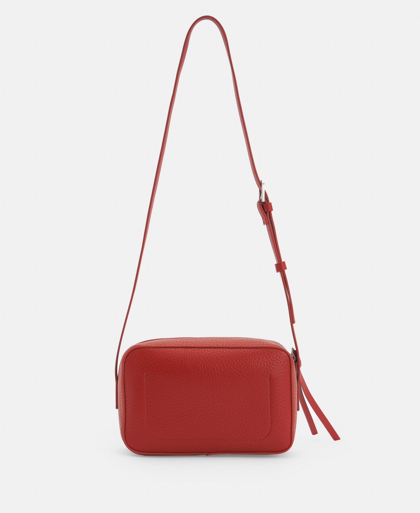 Brick Red Recycled Material Shoulder Bag