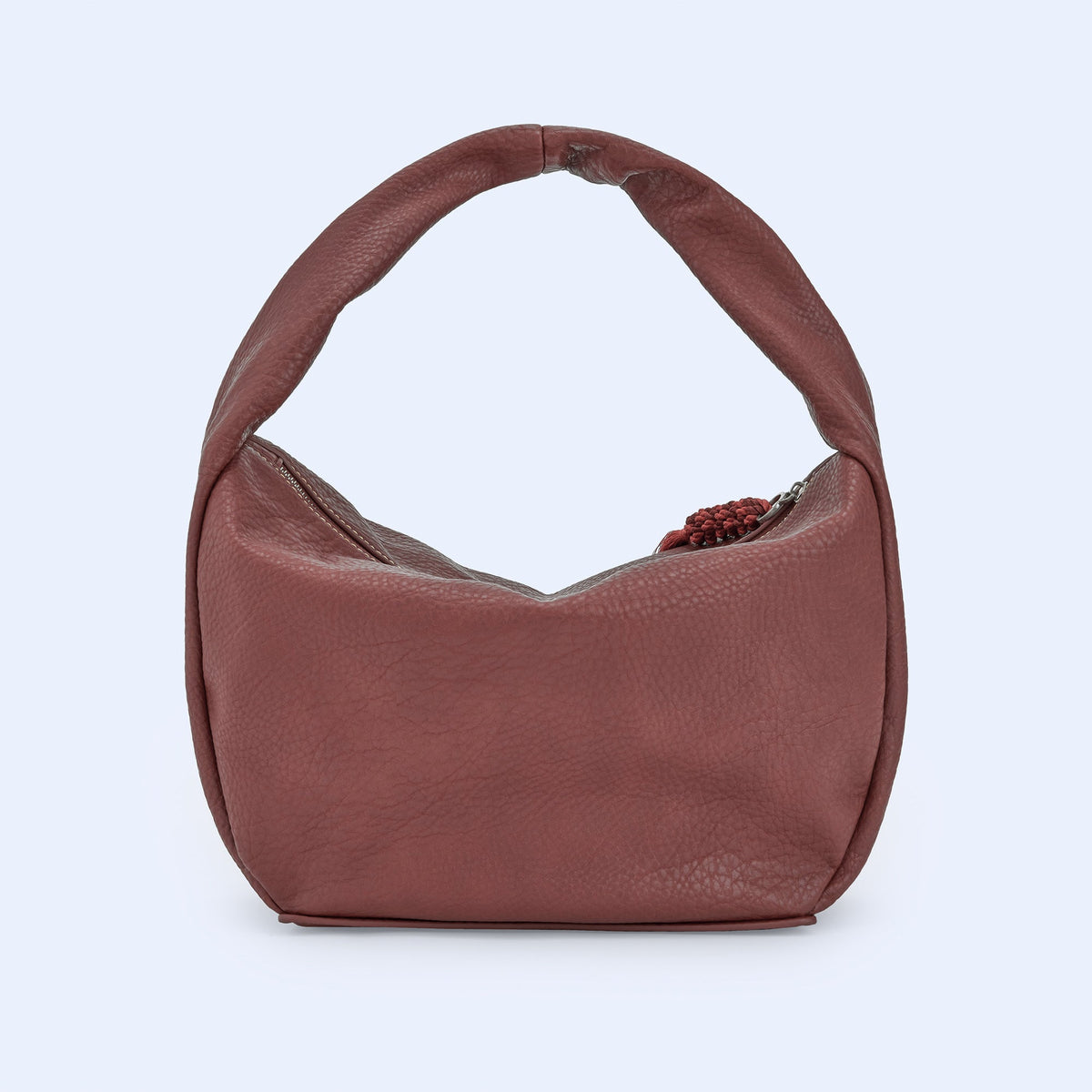 Luxury Brown Grain Hobo Bag