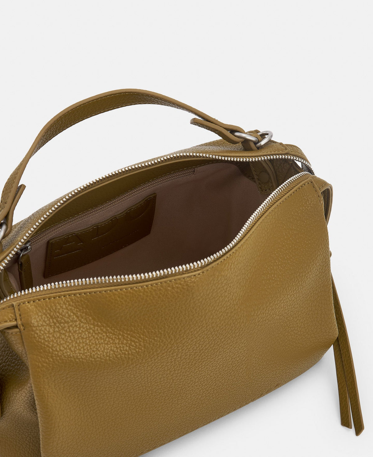 Green Recycled Material Medium Shoulder Bag