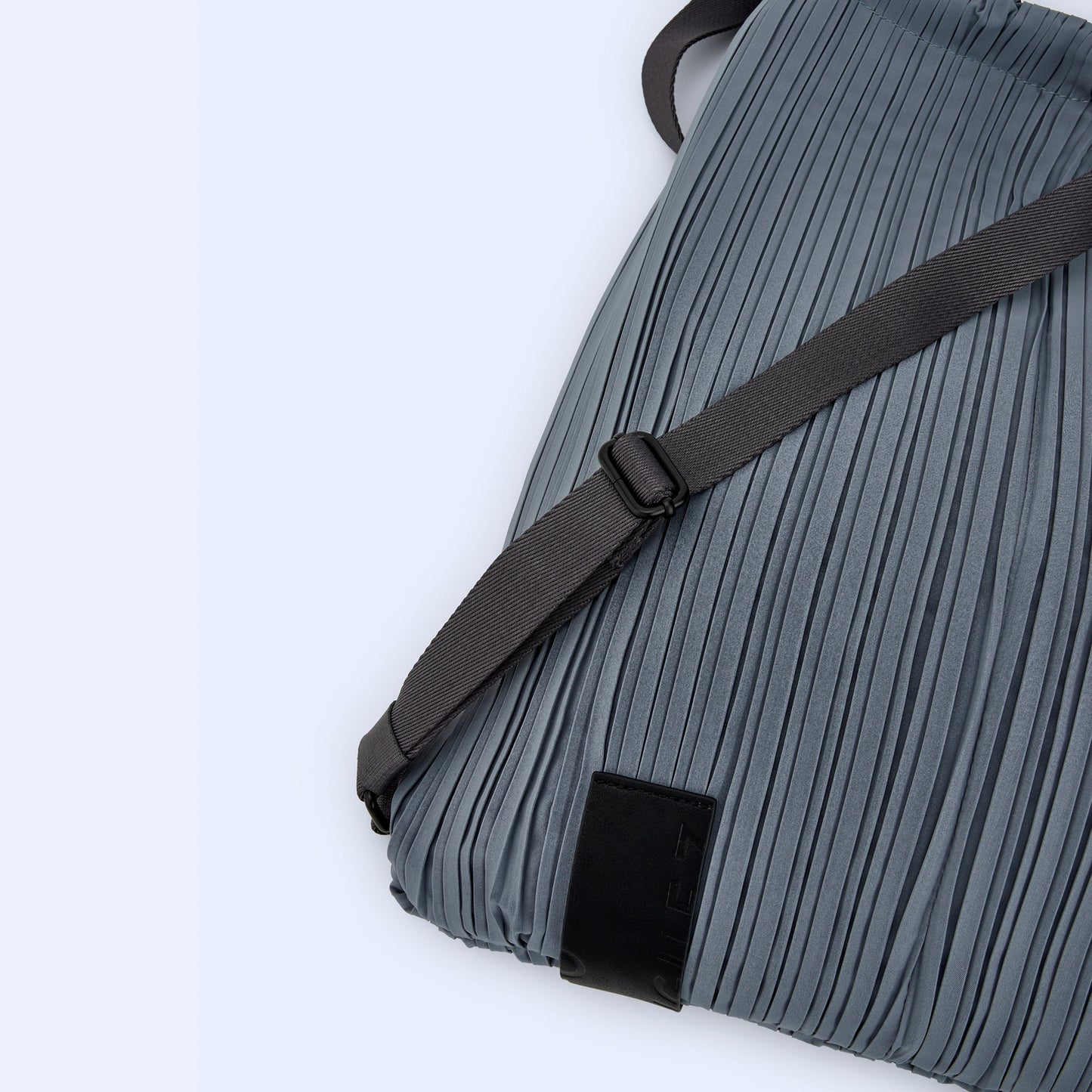 Recycled Crinkle Backpack - Light Grey