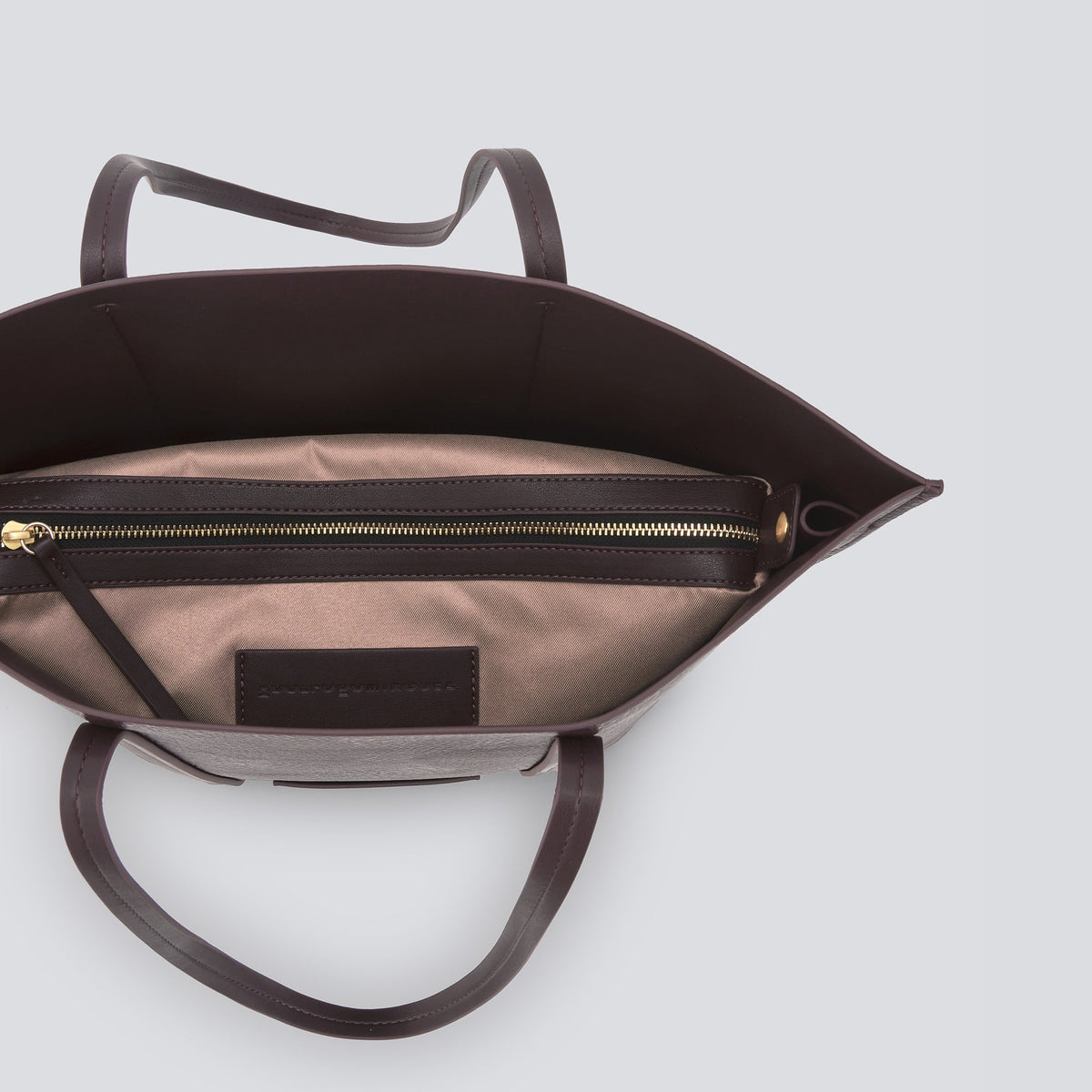 Chocolate Recycled Material Shopper Bag