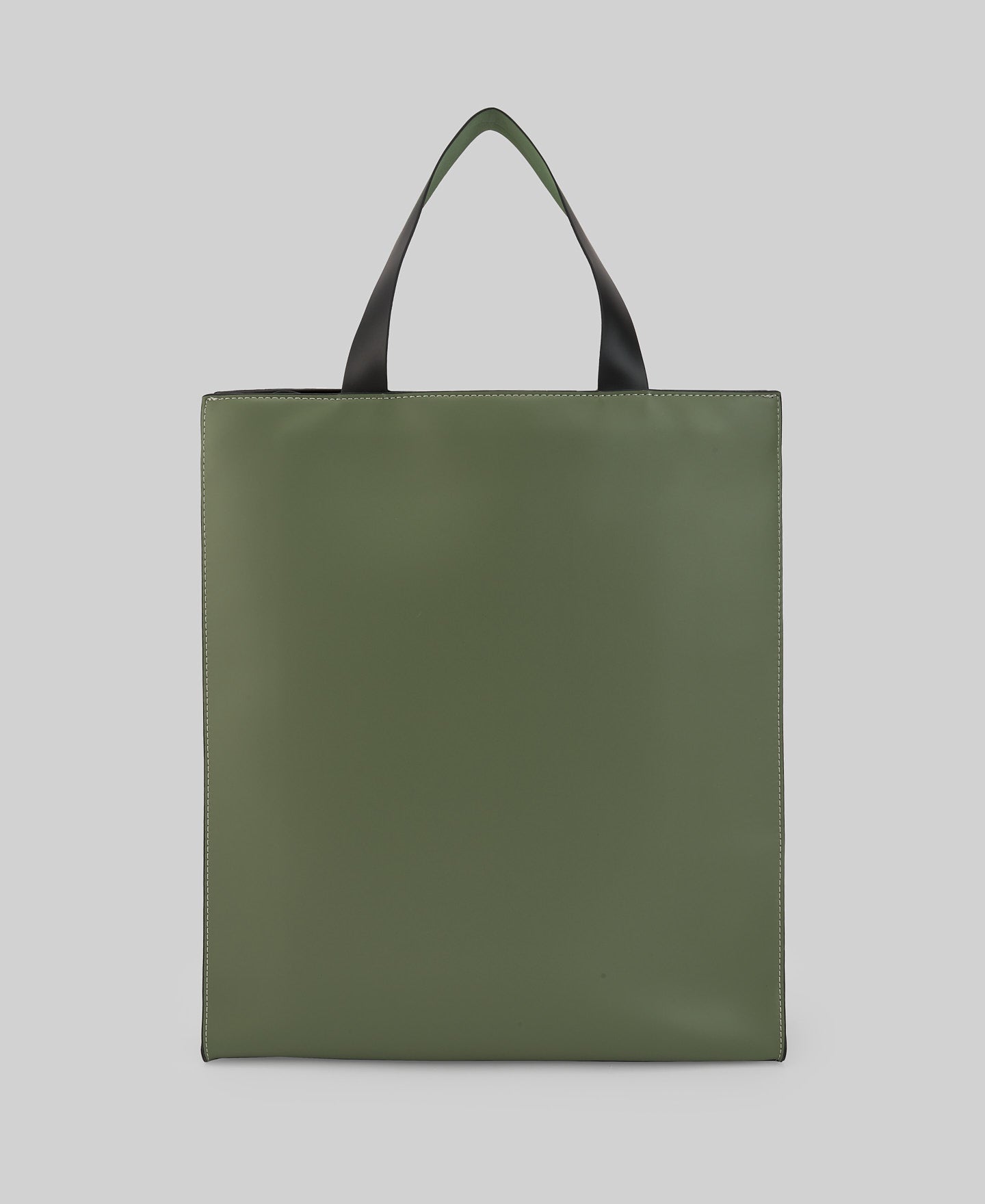 Large rectangular shopper bag woman in green