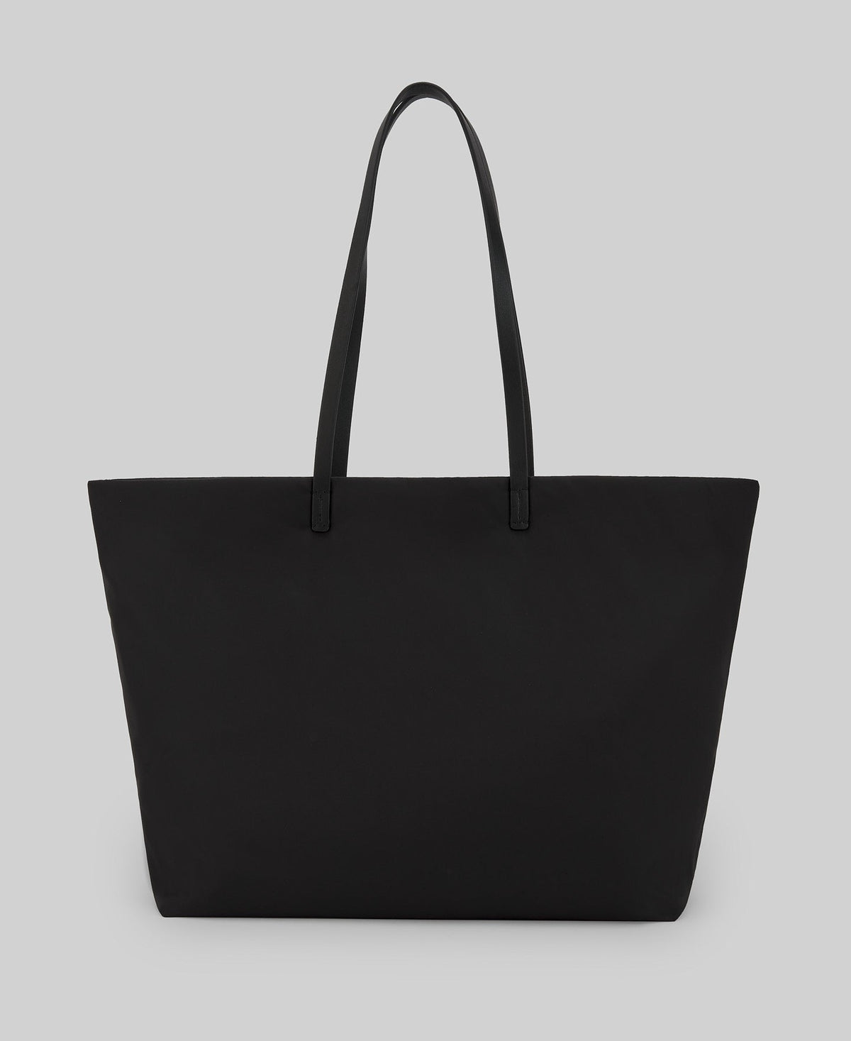 Vertical shopper bag woman in black