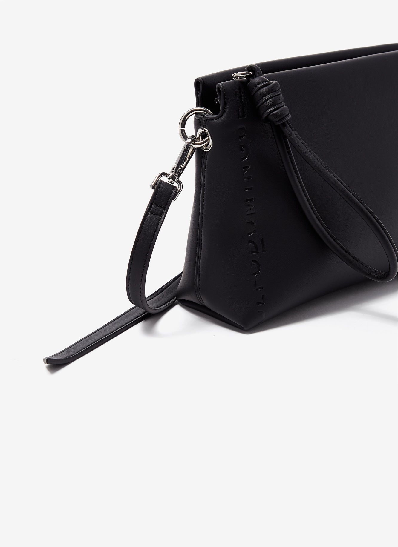 Black Small Recycled Material Cross Body Bag