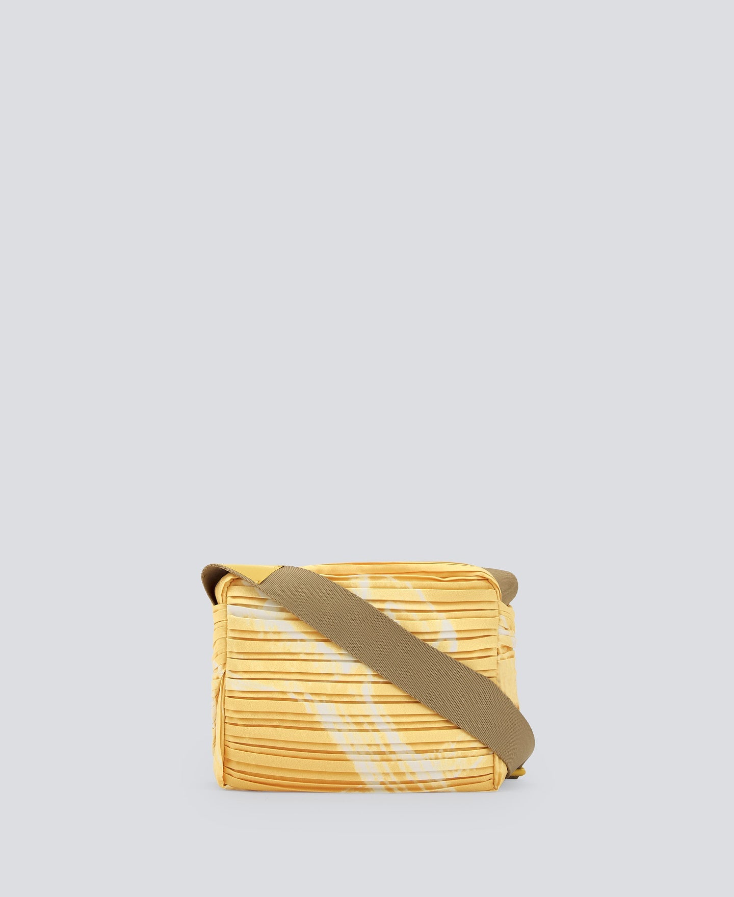 Light Yellow Recycled Crinkle Medium Bag