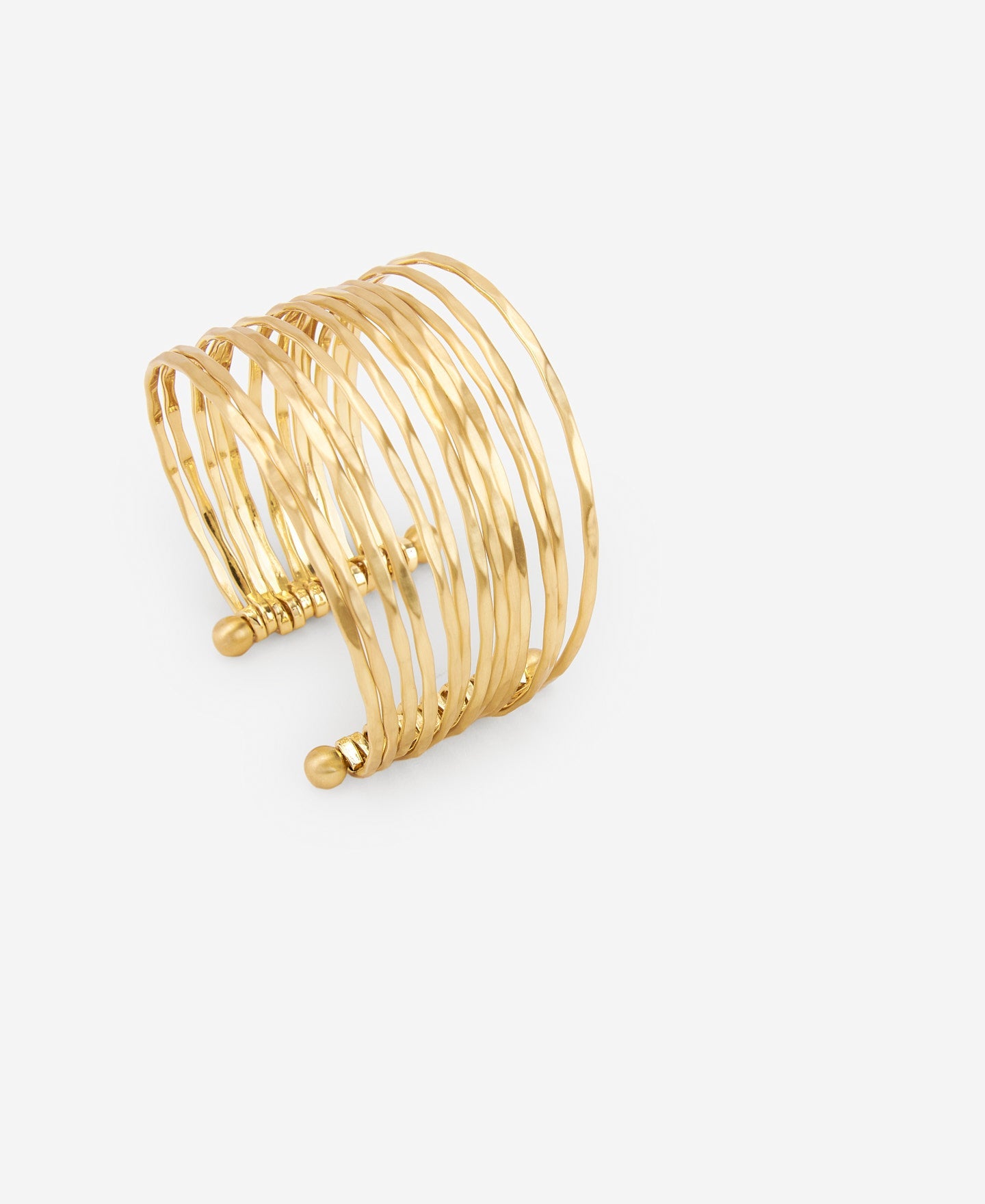 Metalic Hammered Motif Bracelet