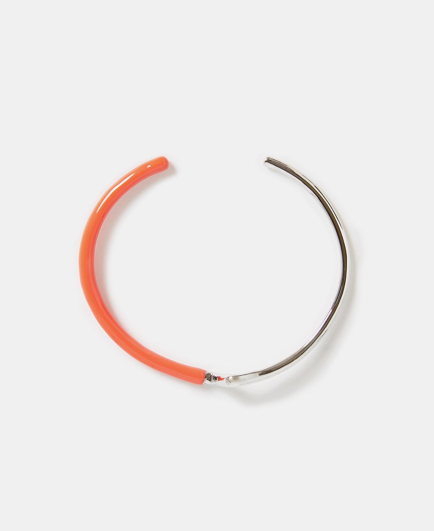 Orange Bracelet With Labyrinth Motif