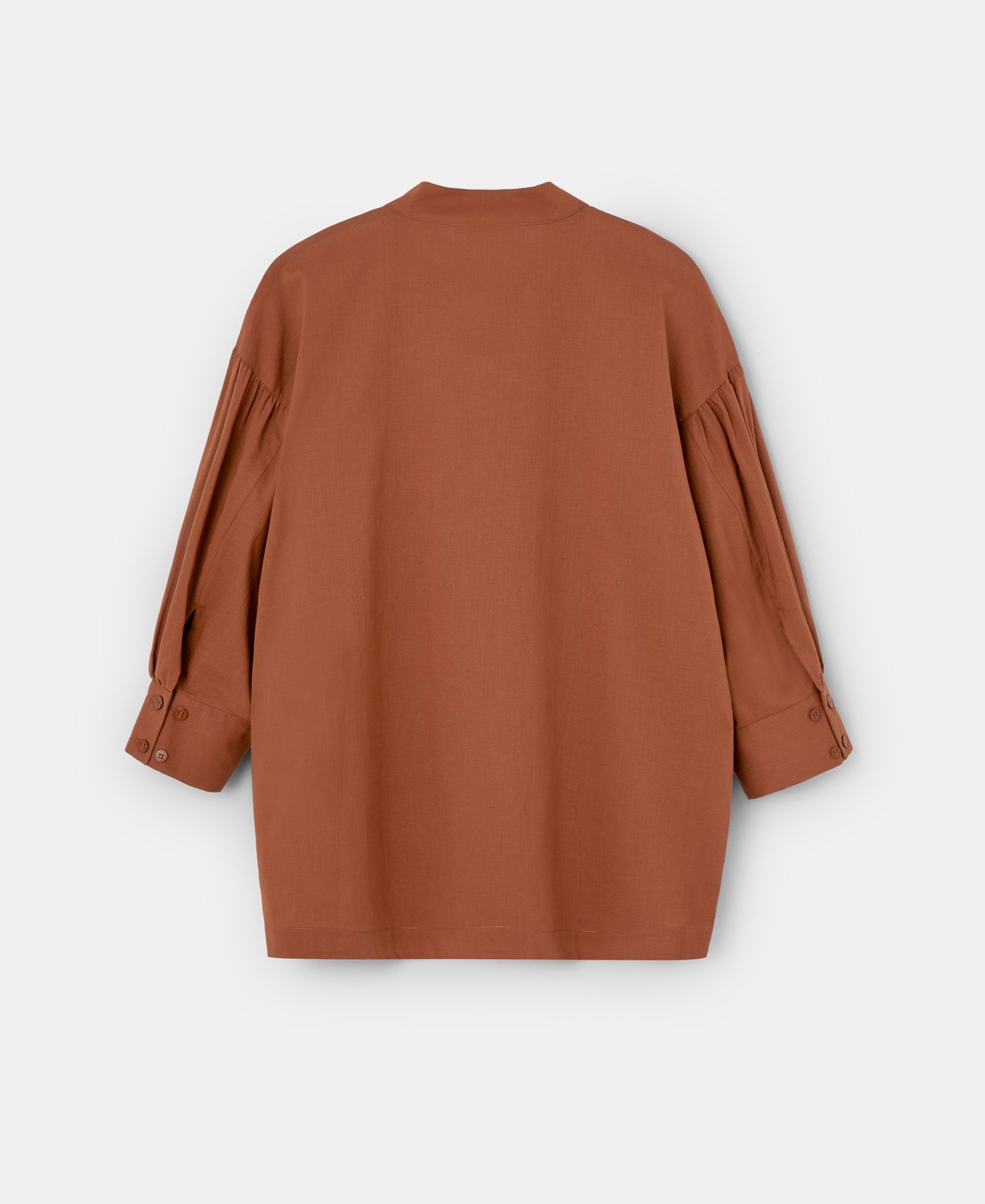 Toffe Mandarin Collar Cotton Shirt