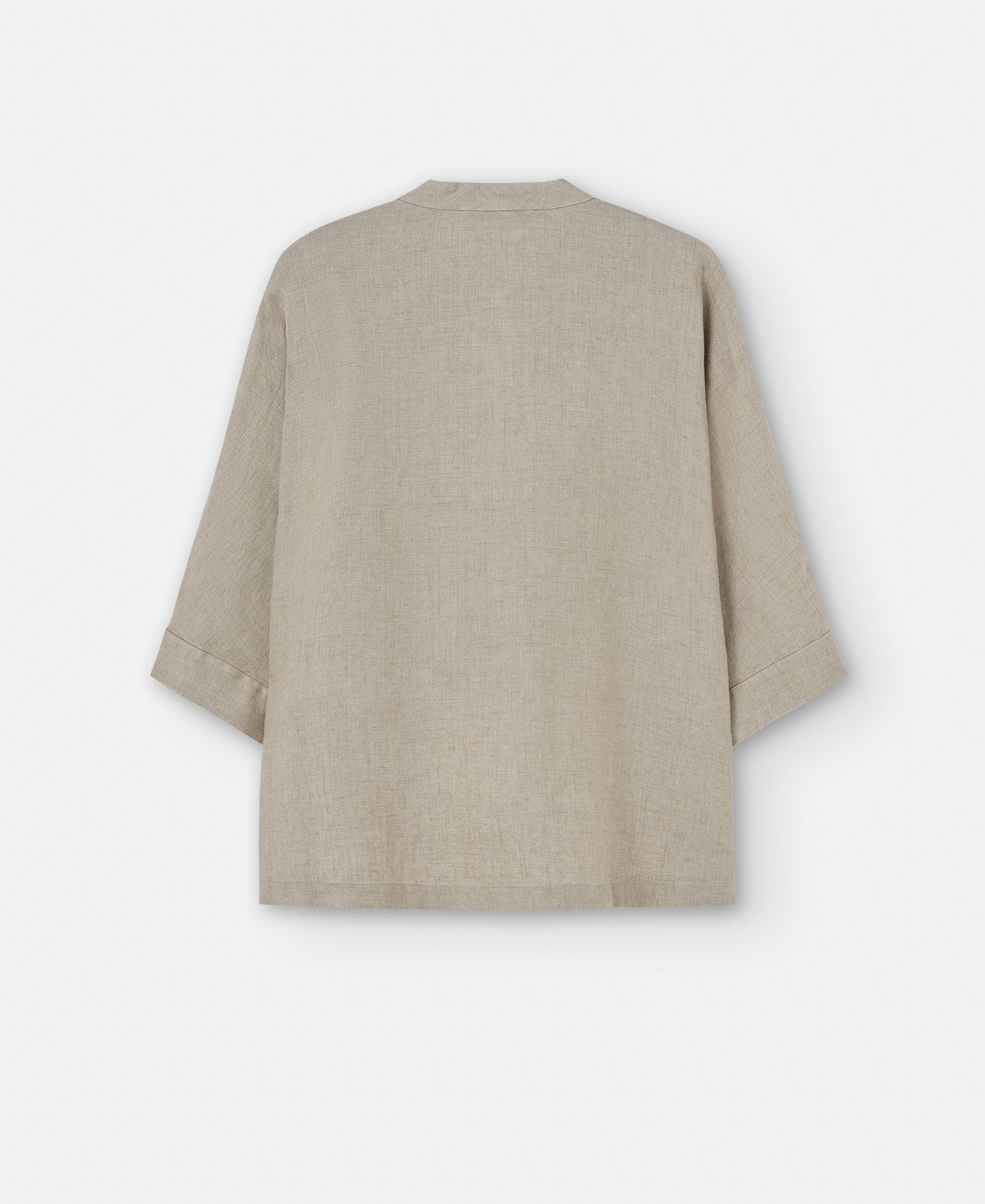 Rope Brown European Responsible Linen Shirt