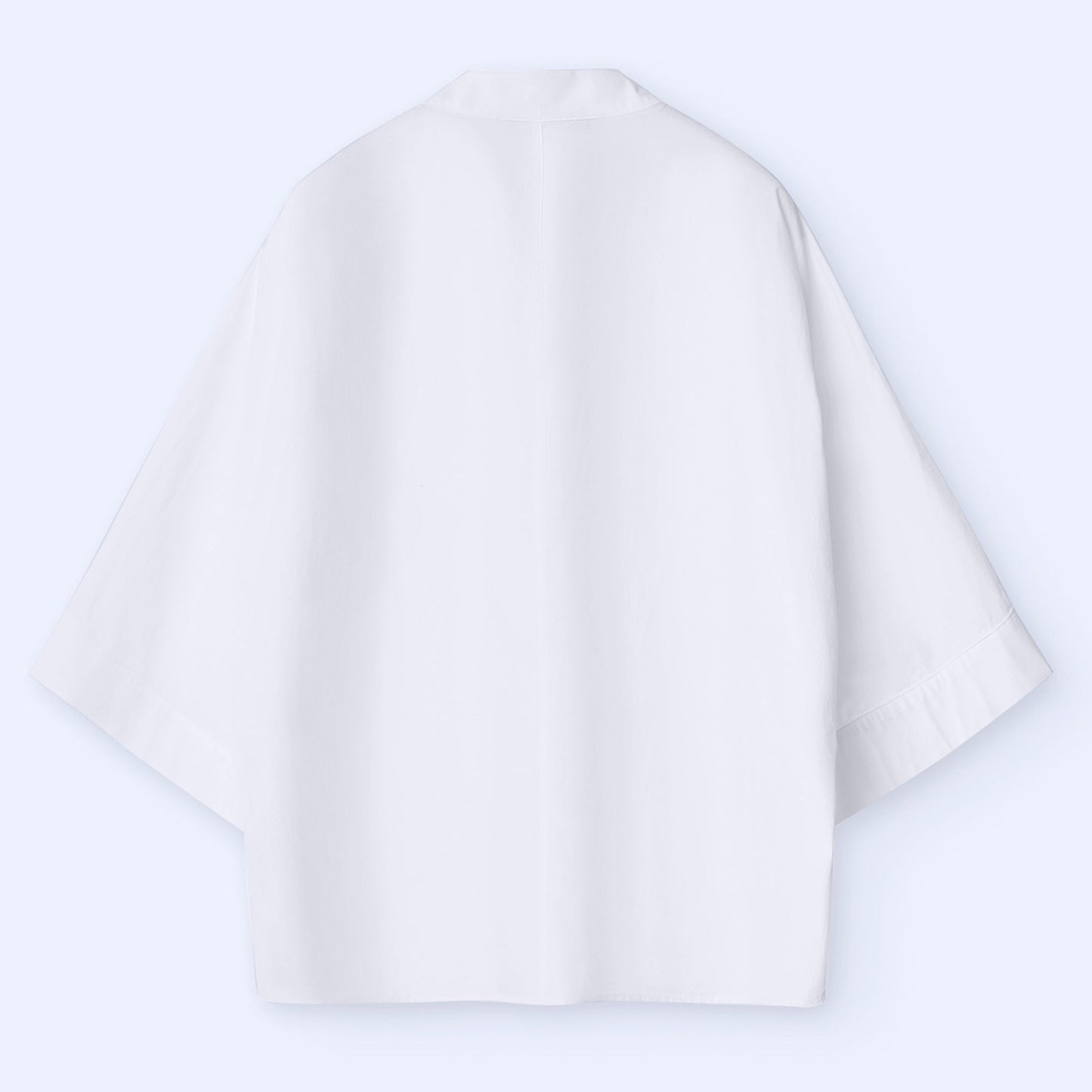 Luxury White Cotton Poplin Shirt