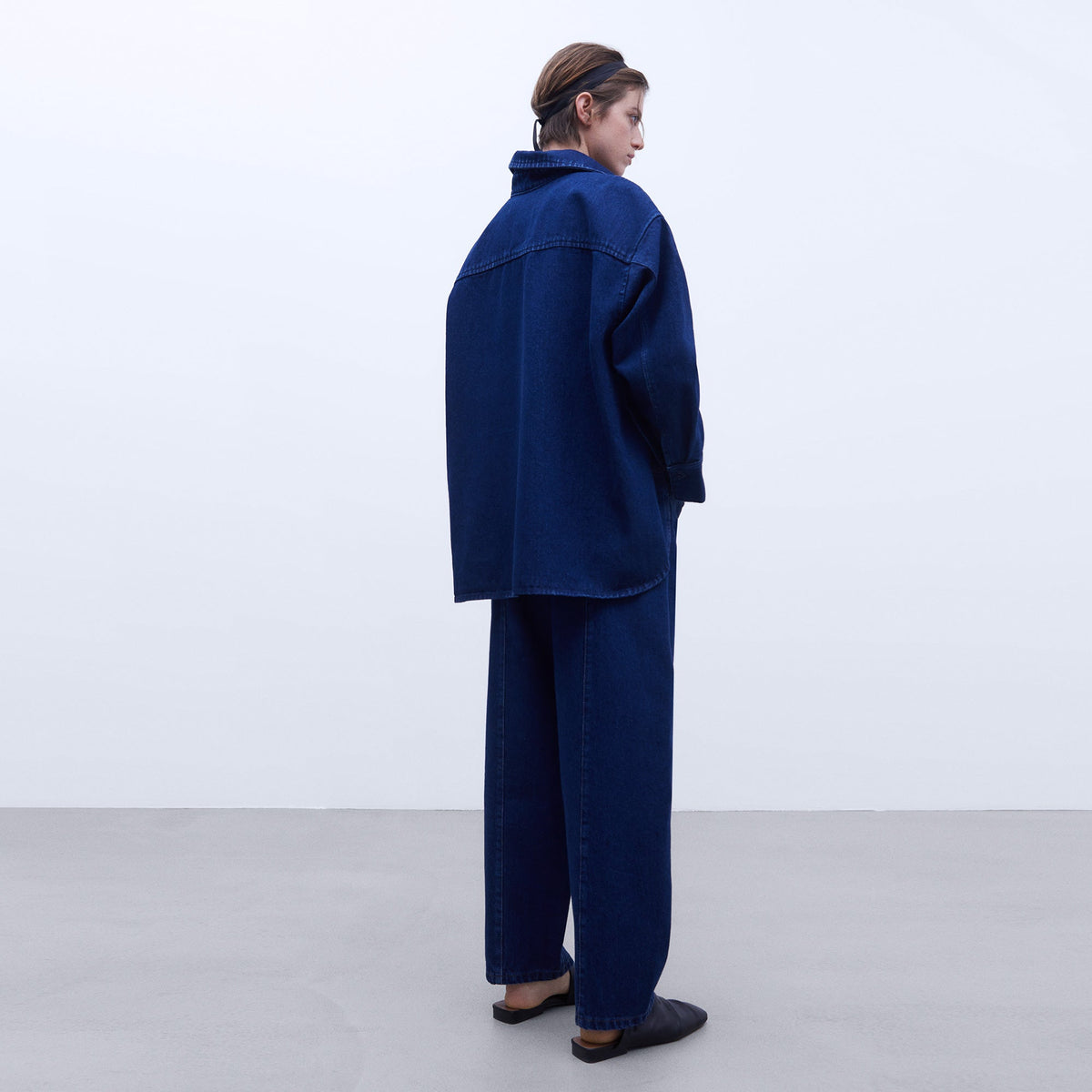 Denim Blue Oversize Shirt