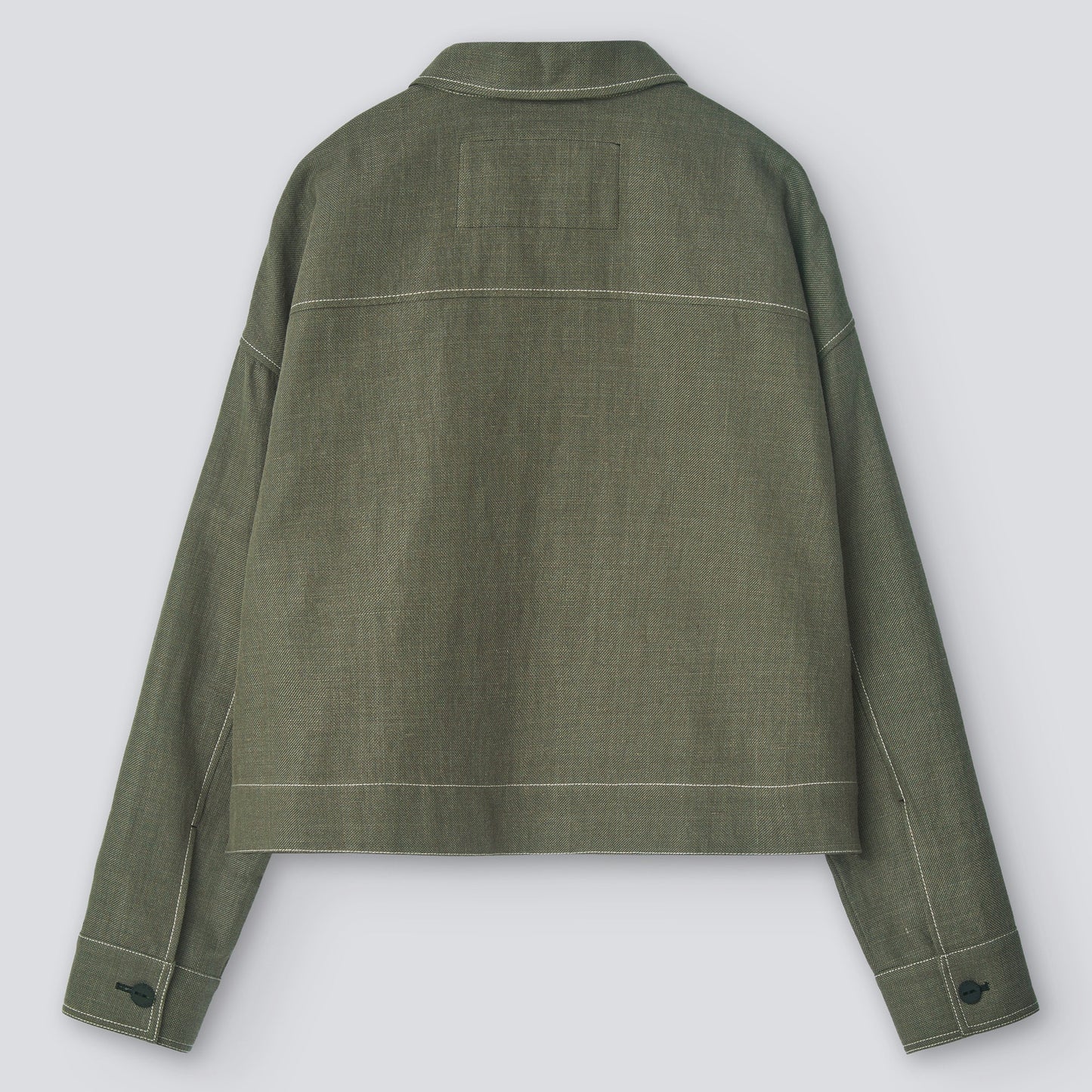 Green/Grey Short Overshirt