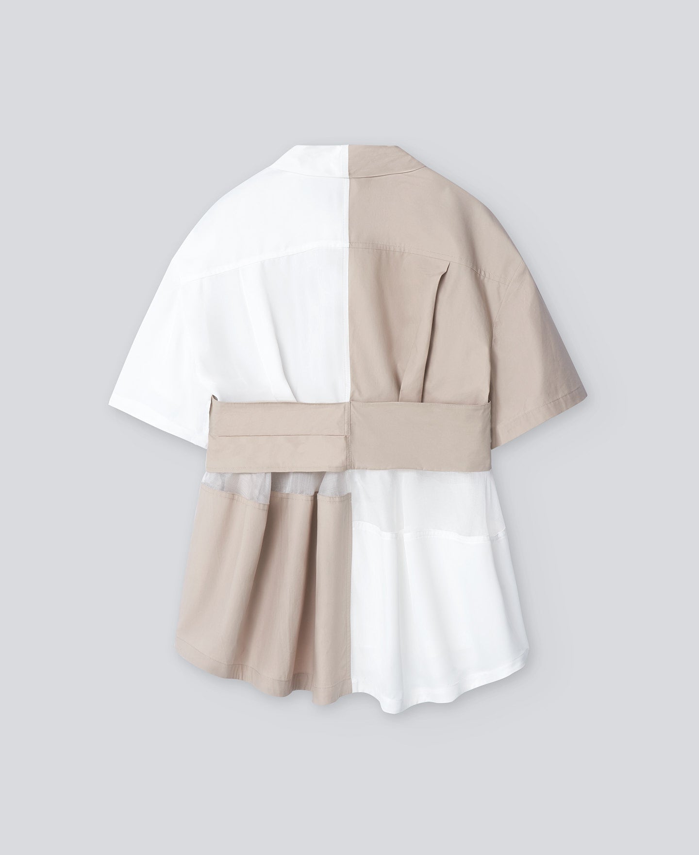 Unstructured Cotton Shirt for Women in Sand