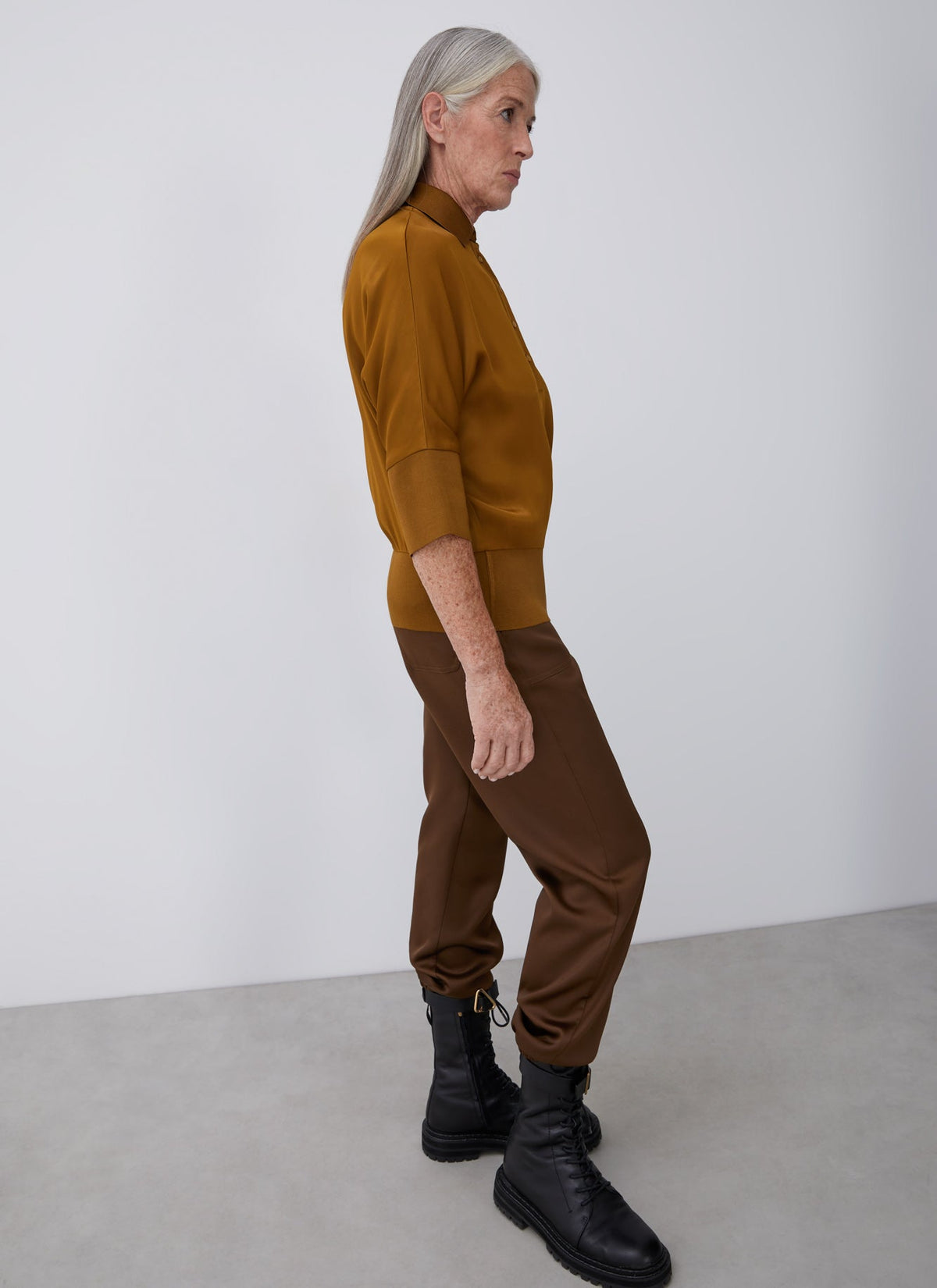 Green Viscose Polo Shirt
