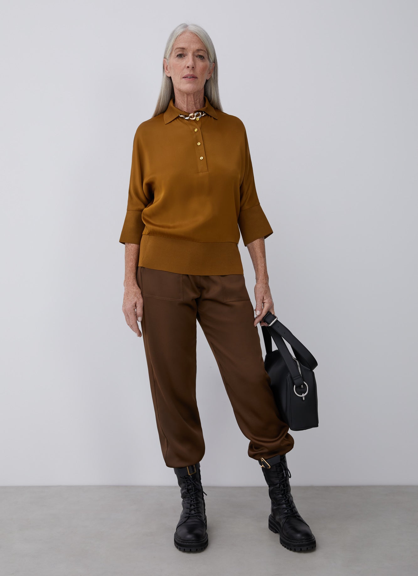 Green Viscose Polo Shirt