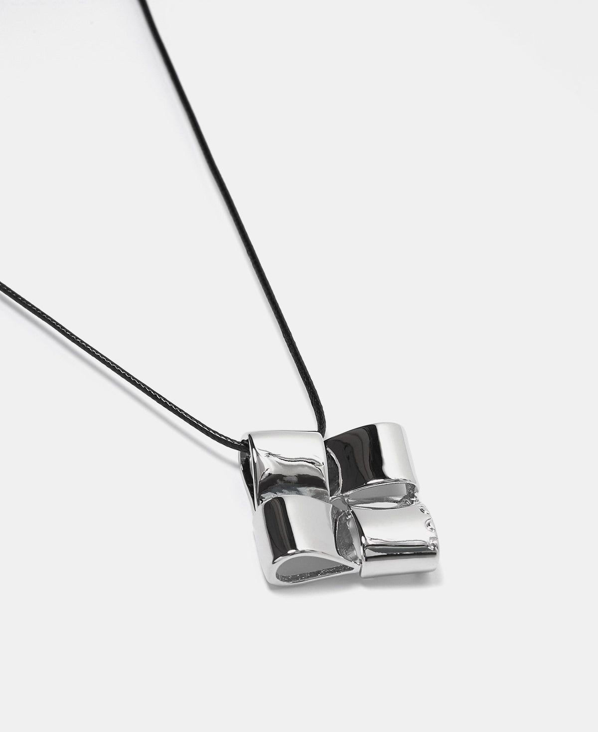 Silver Zinc Knots Pendant