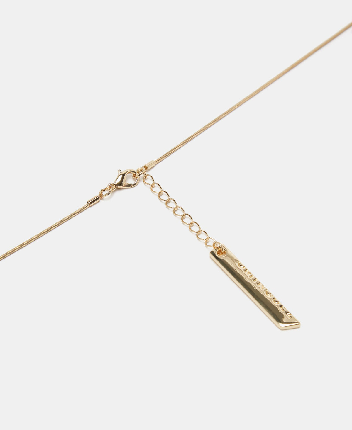 Gold/Silver Organic Bicolour Metal Necklace