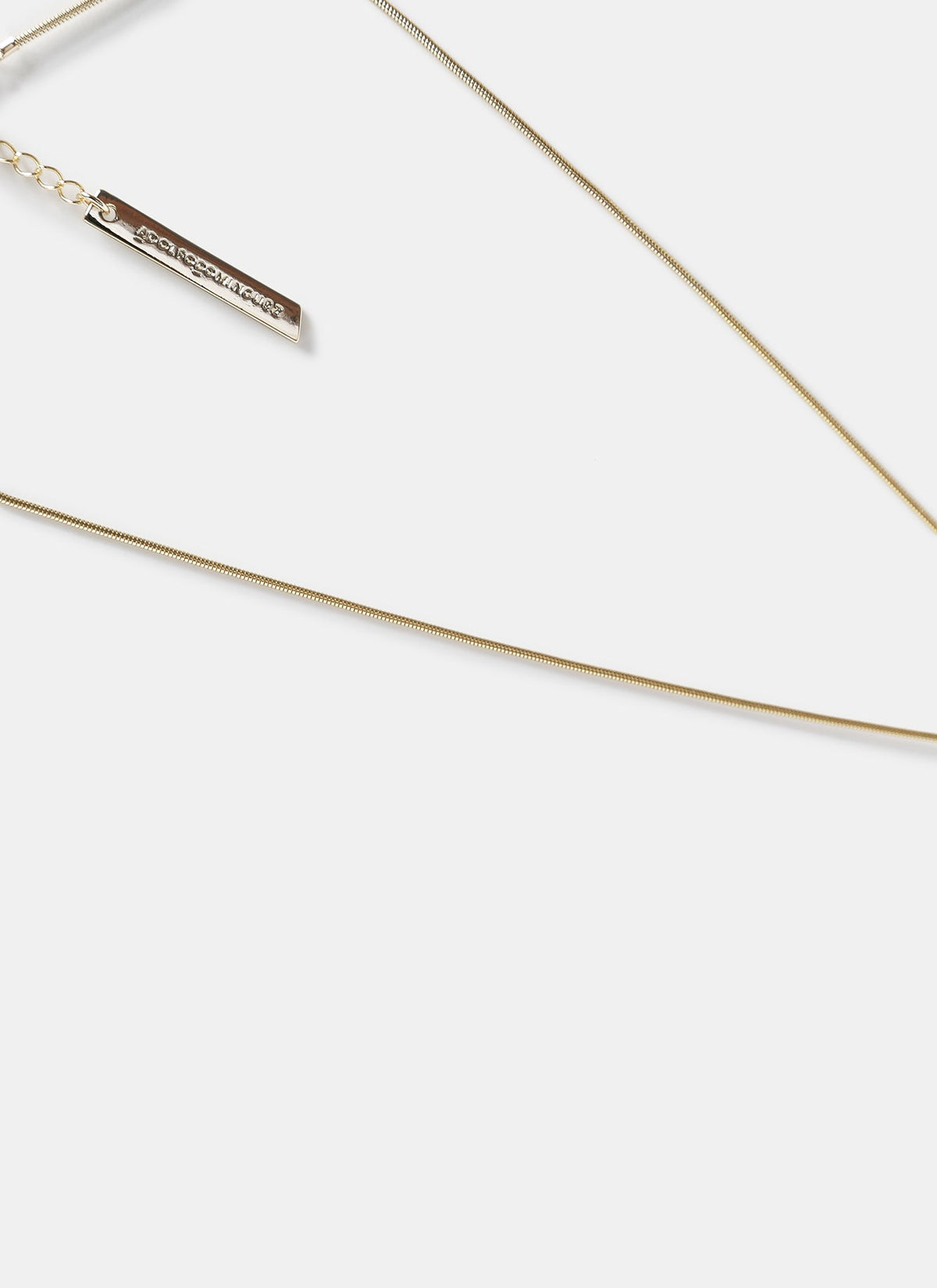 Gold Gold-Plated Necklace With Pearls