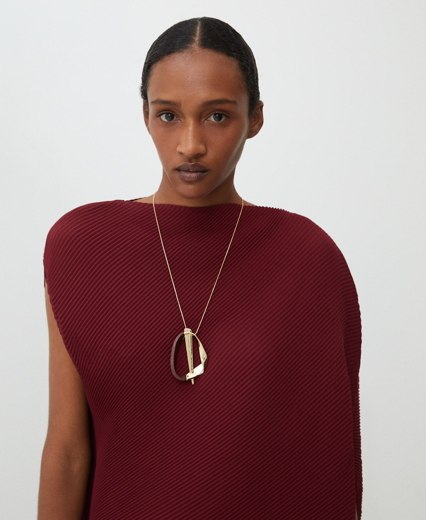 Gold Empty Symbol Pendant
