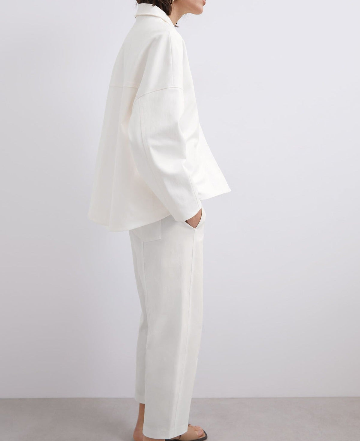 Ecru Cotton Inner Jacket