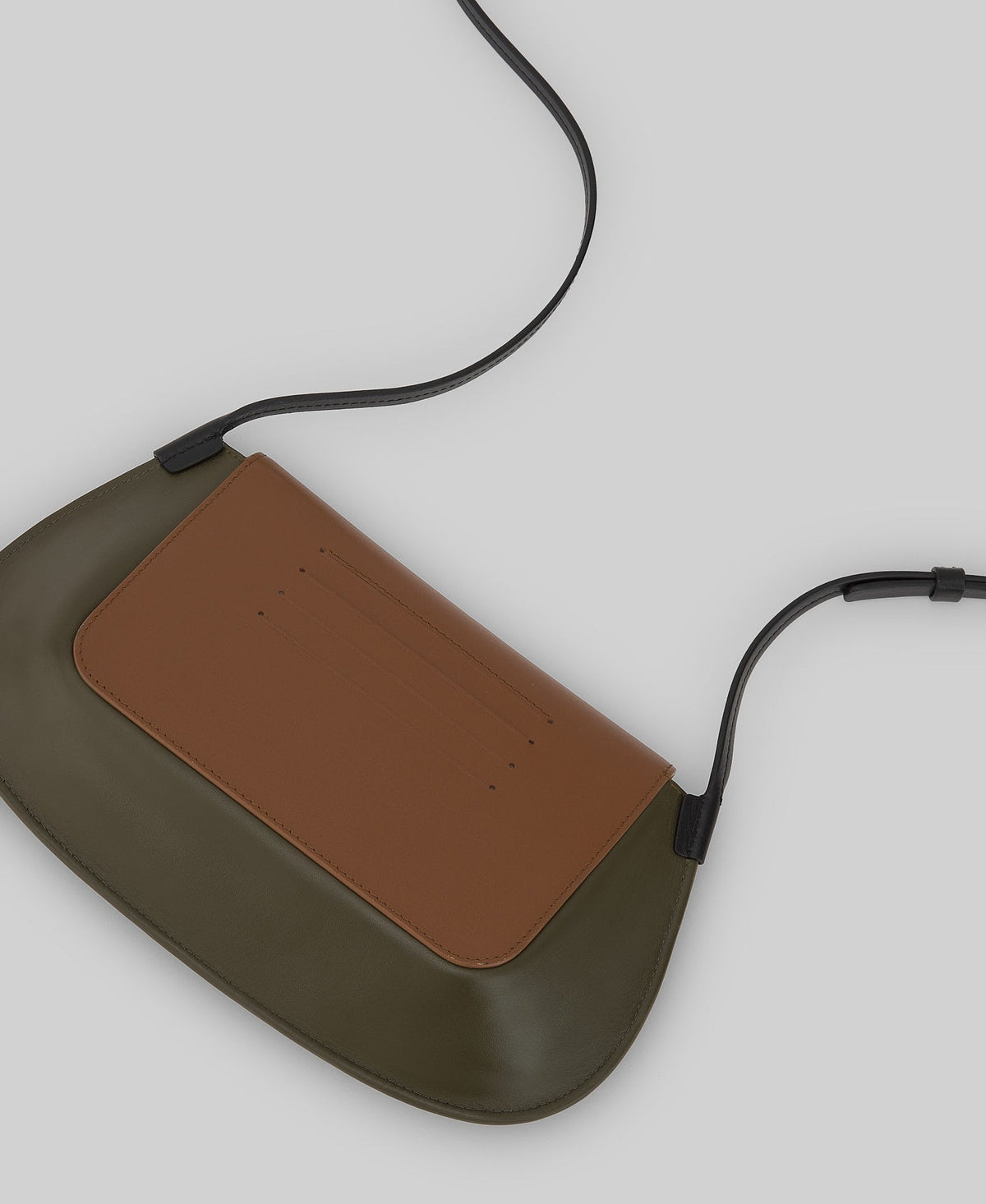 Leather tricolor mini bag woman in multicolor3