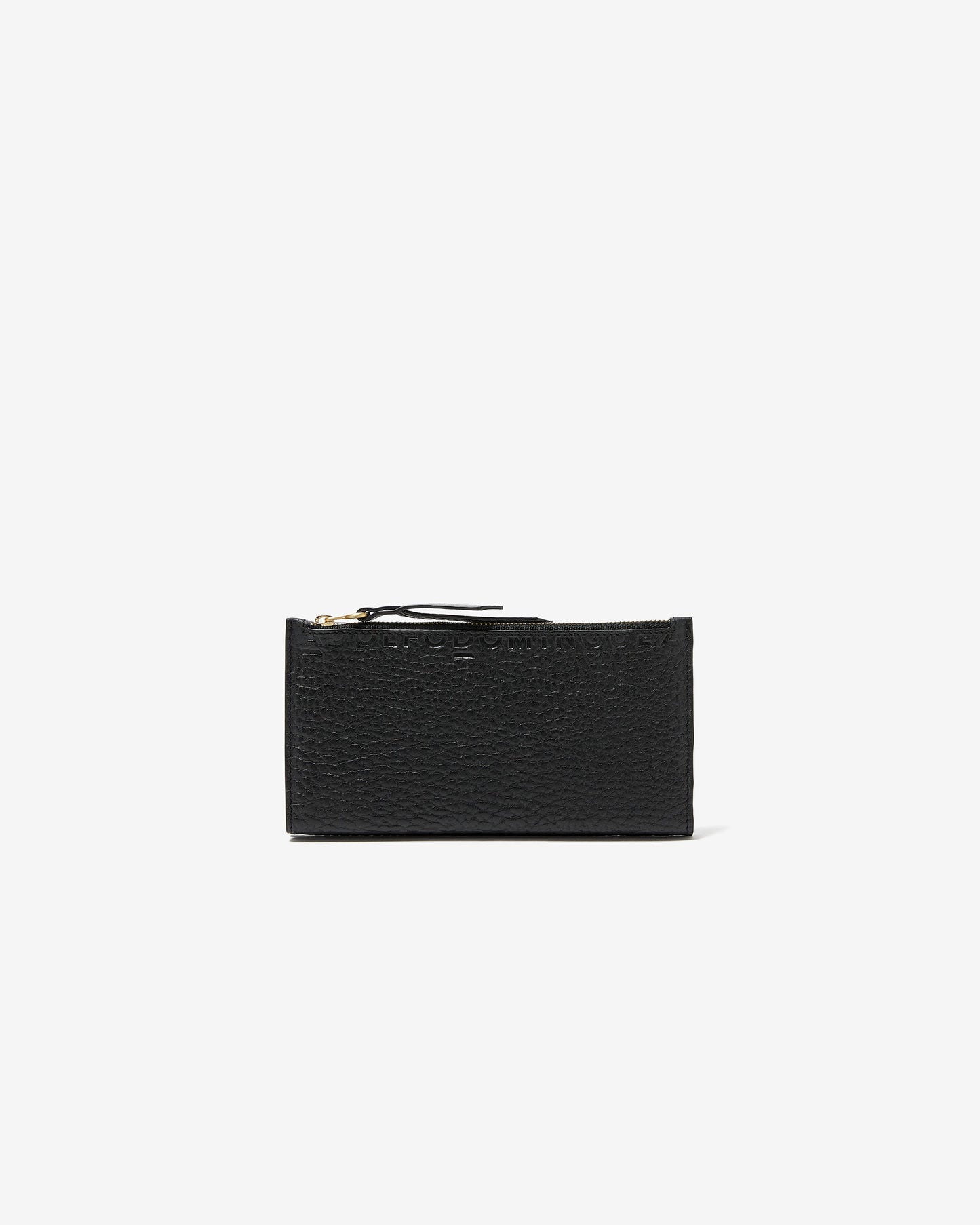 Black Grained Leather Wallet
