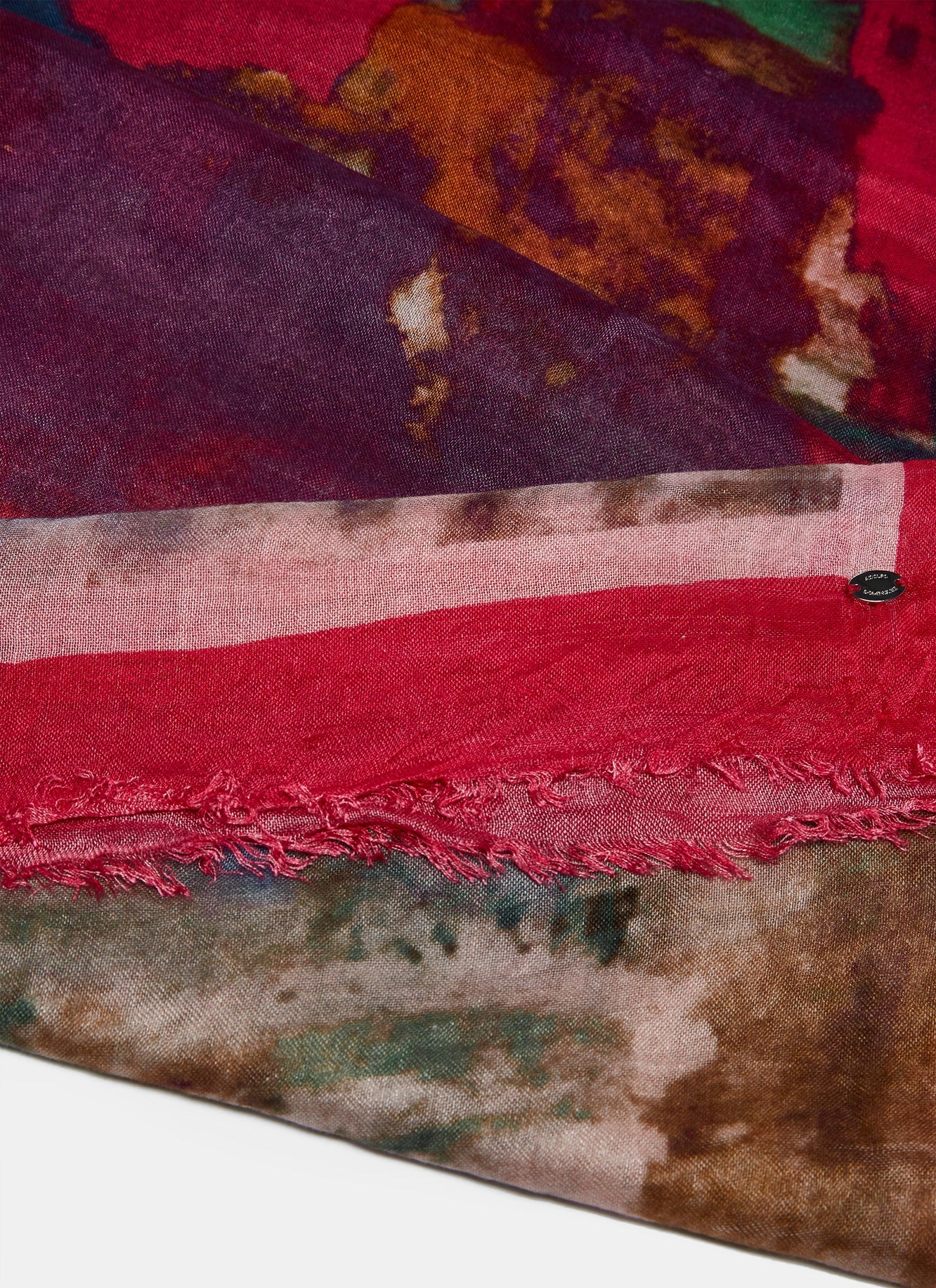 Multicolour Modal Scarf With Print