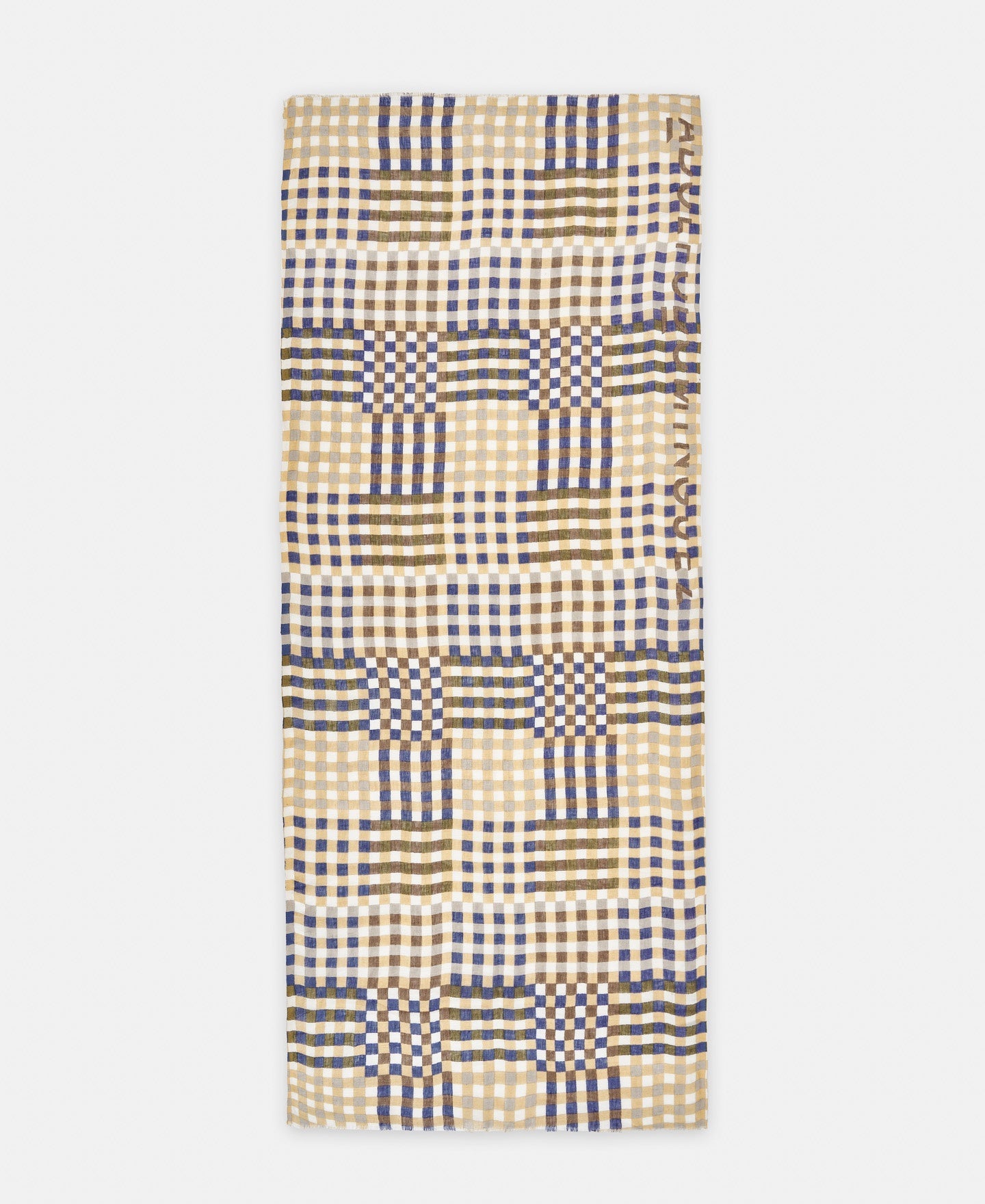 Blue European Responsible Linen Shawl