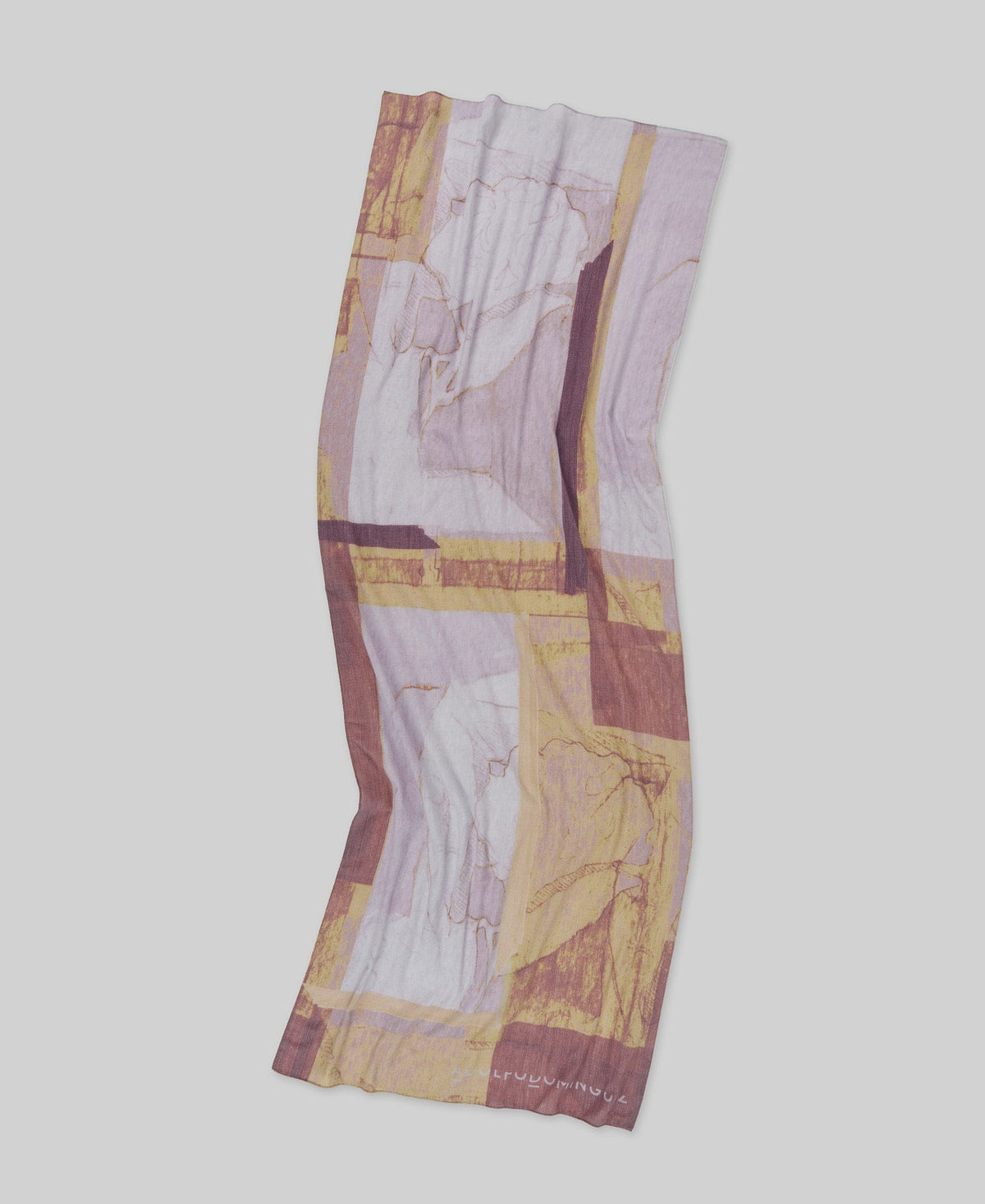 Printed Shawl / Scarf in Pink