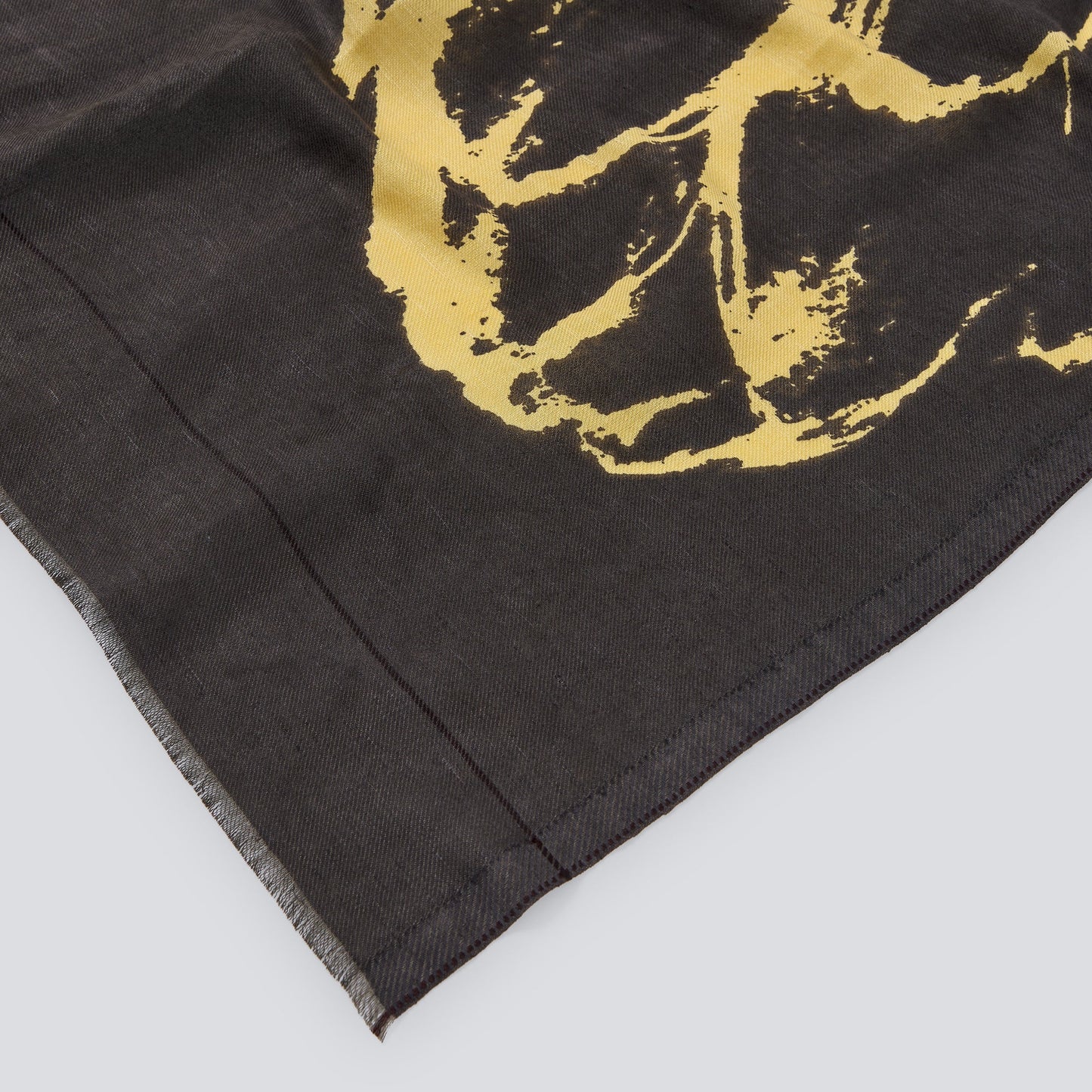 Chocolate Brown Pattern Shawl / Scarf