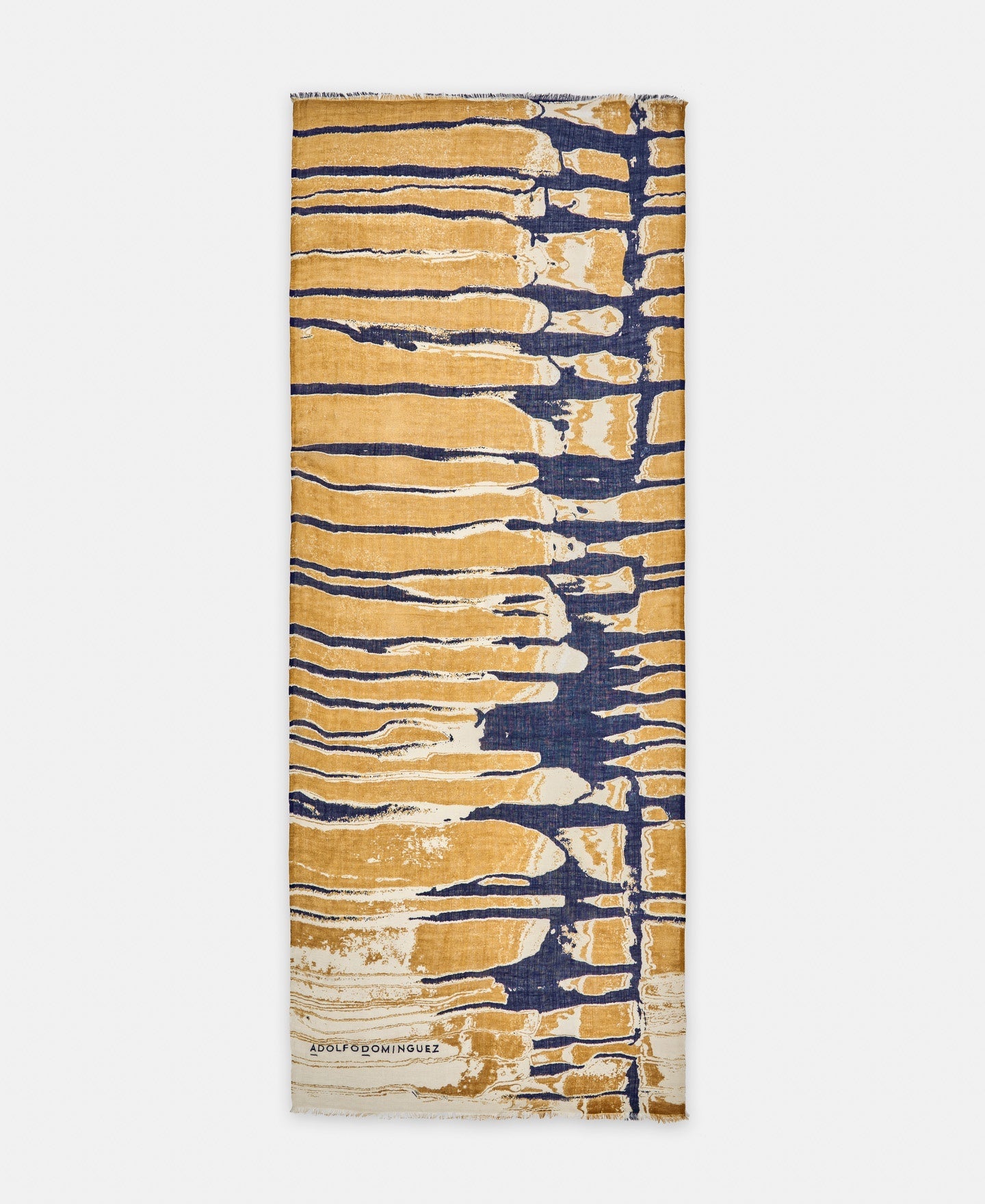 Light Cream Watercolour Motif Shawl