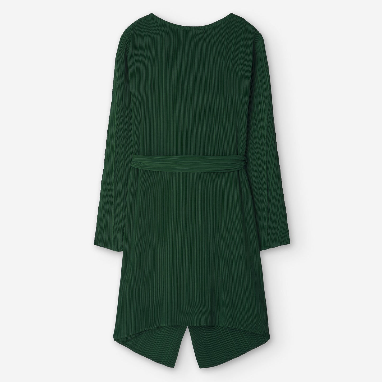 Asymmetric Crinkle Long Jacket