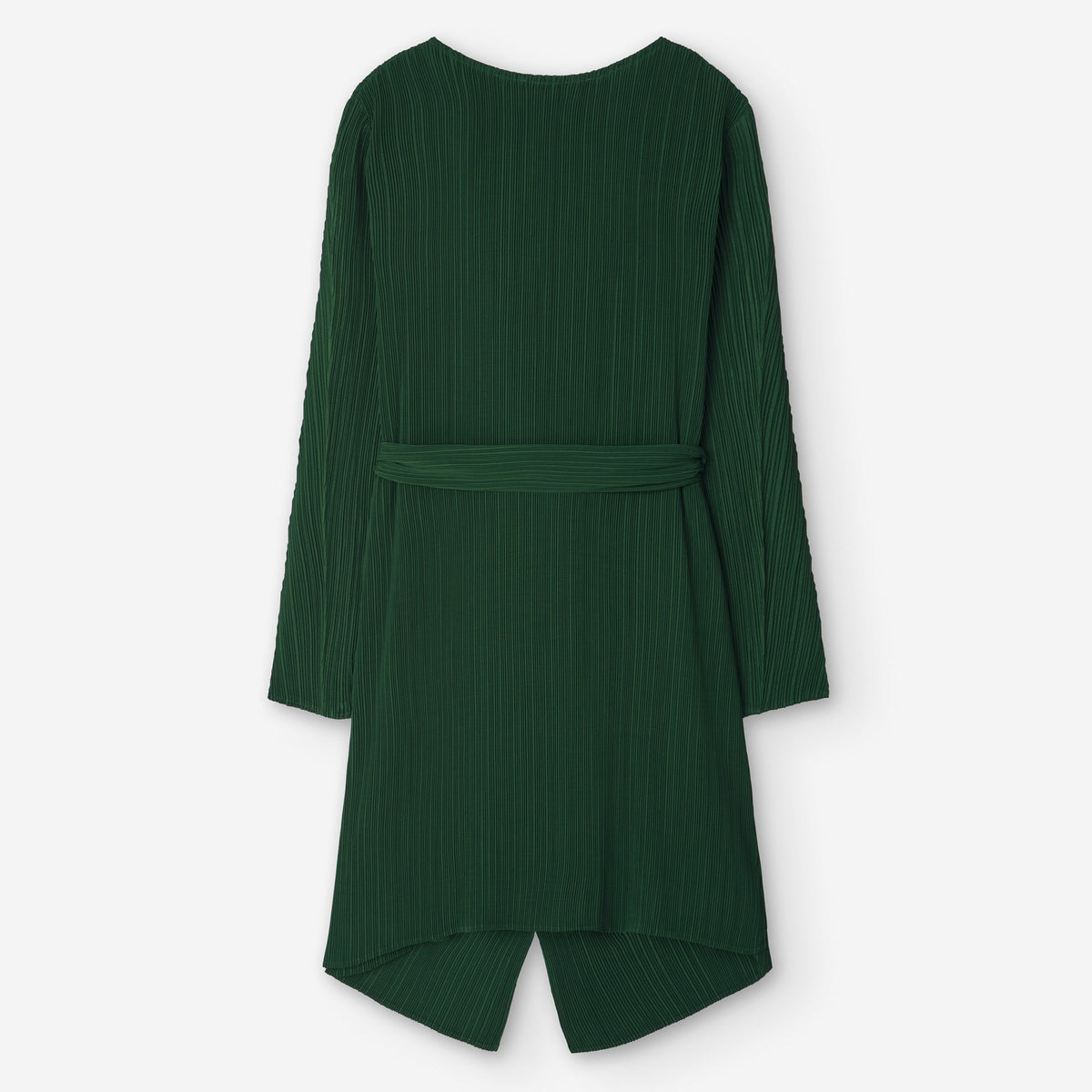 Asymmetric Crinkle Long Jacket