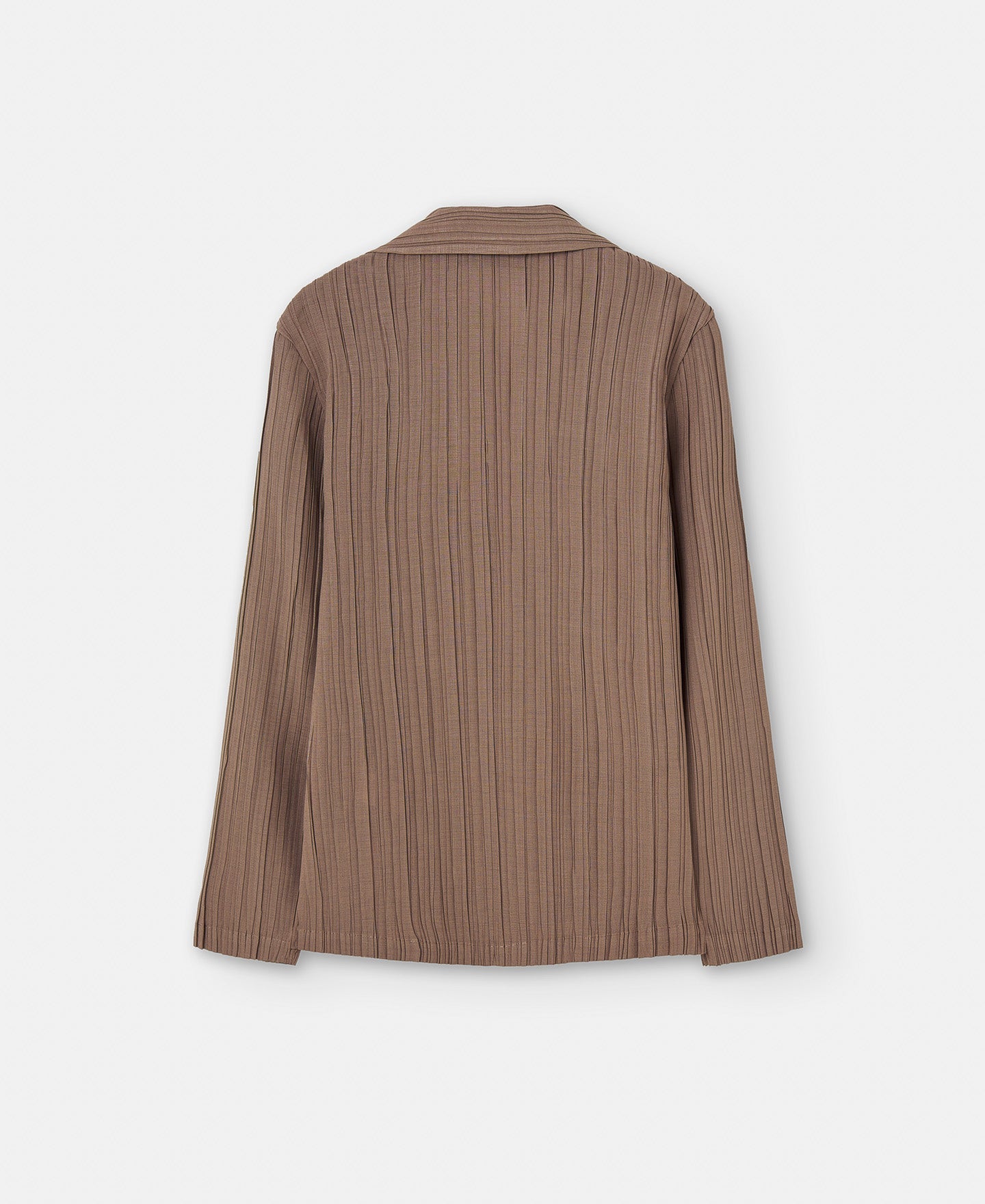 Nut Crinkle Blazer With Button Fastening