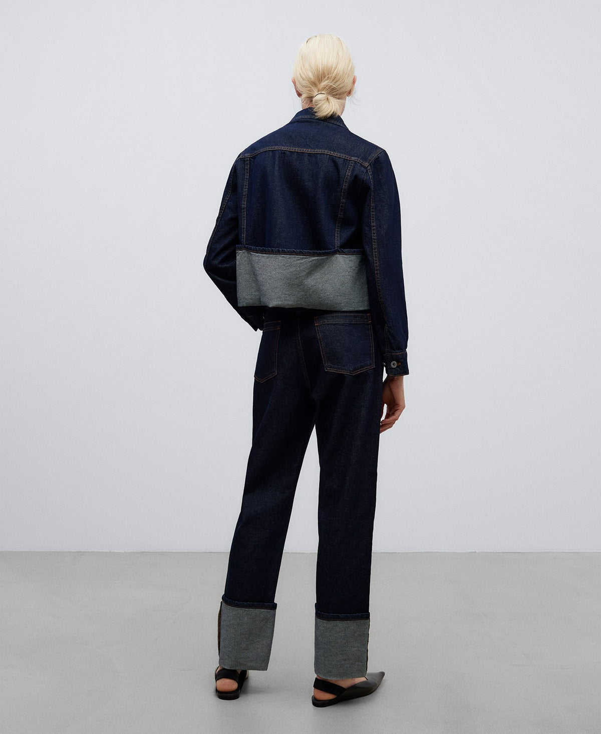 Navy Blue Denim Jacket