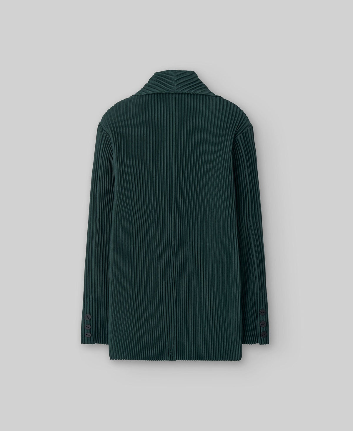 Green bottle crinkle blazer woman in bottle green
