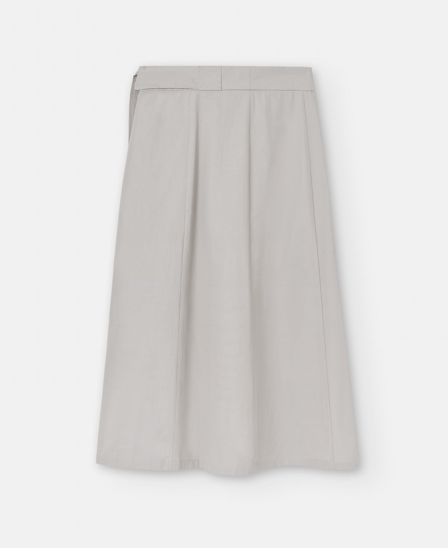 Stone High-Waisted Skirt In Cotton And Nylon