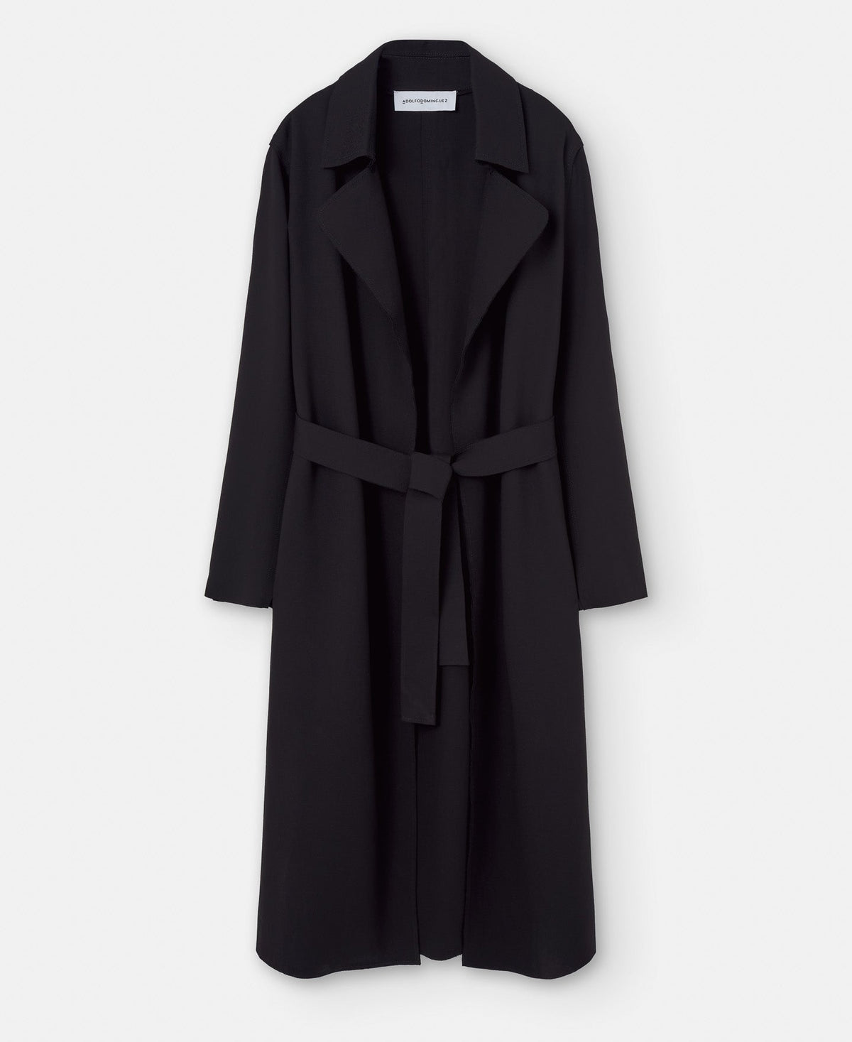 Black Responsible Viscose Knitted Gabardine