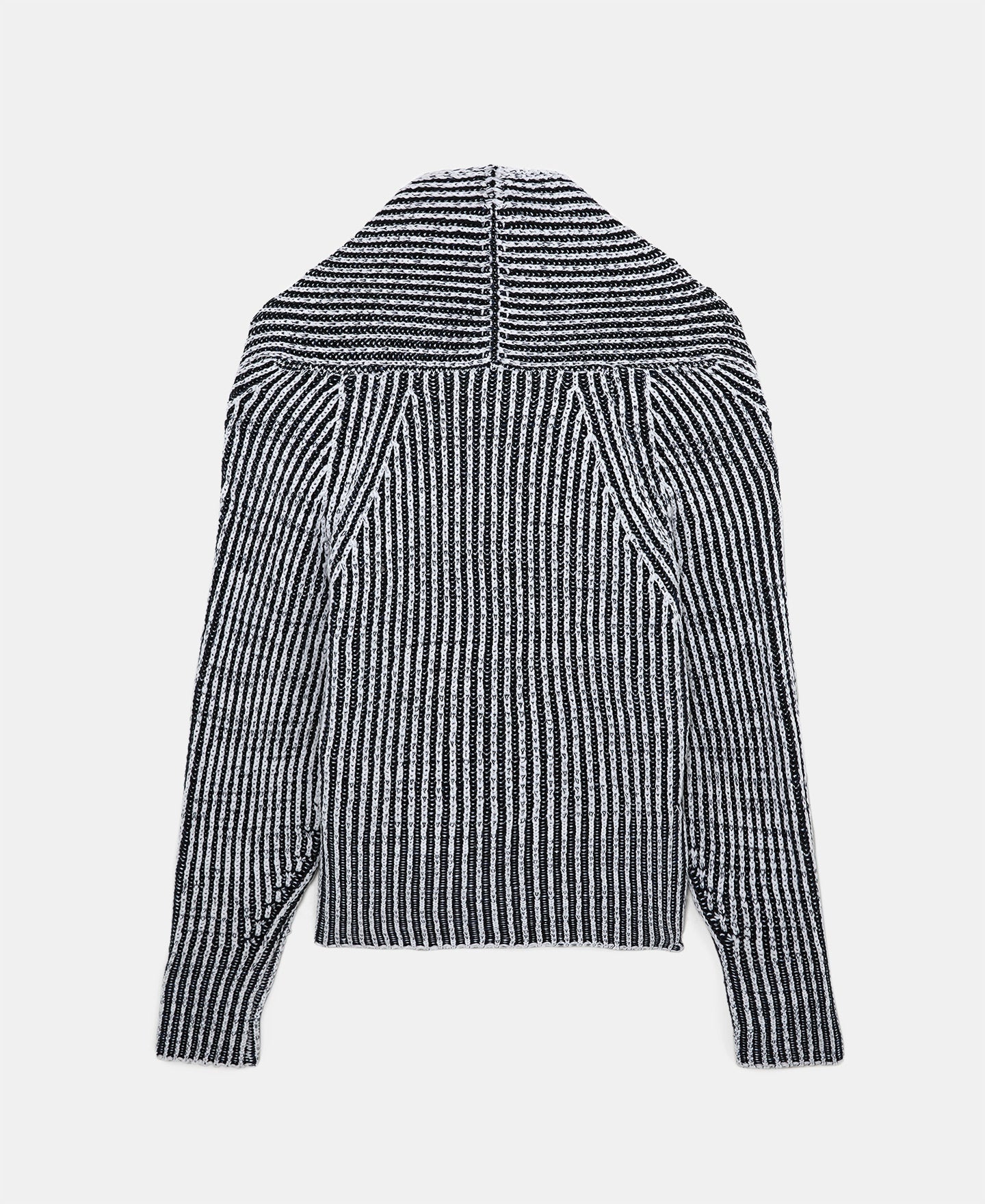 Multicolour Knitted Jacket With Two Buttons