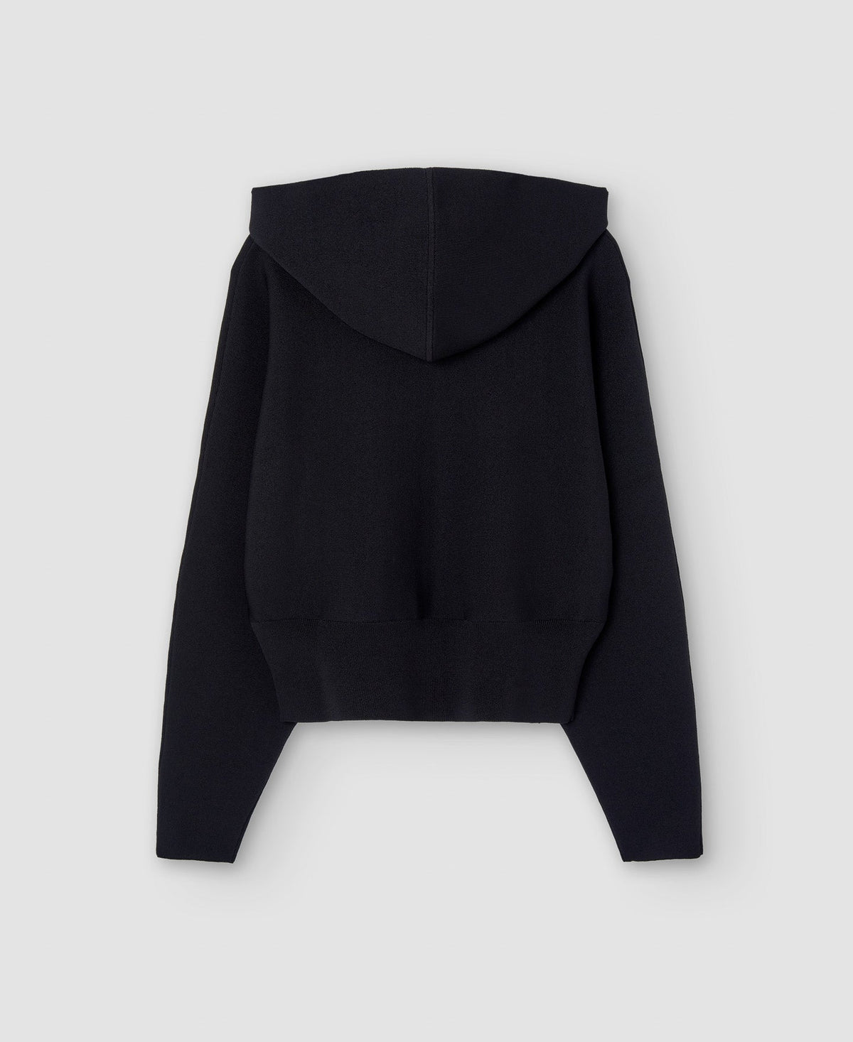 Black Viscose And Nylon Jacket
