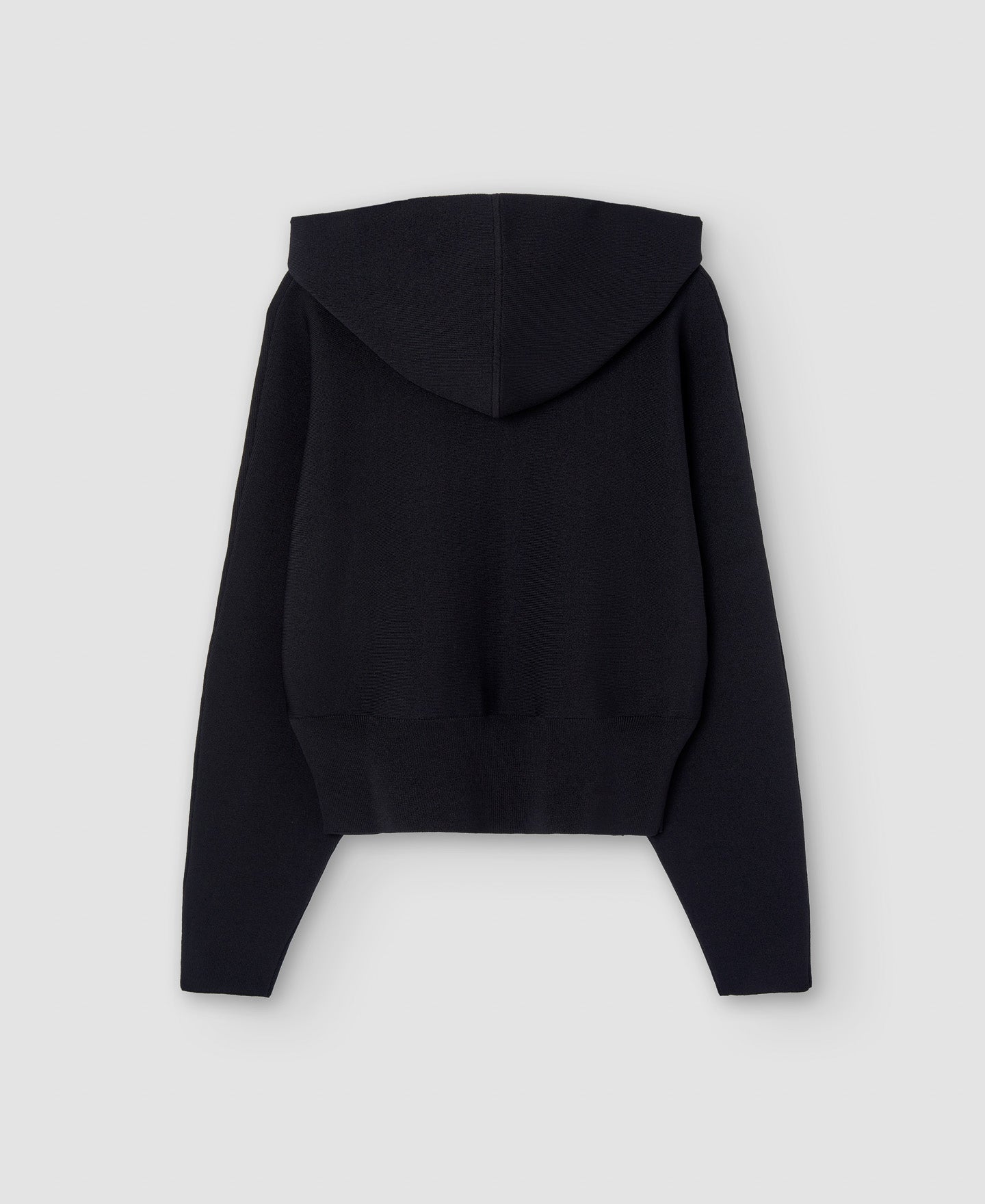 Black Viscose And Nylon Jacket