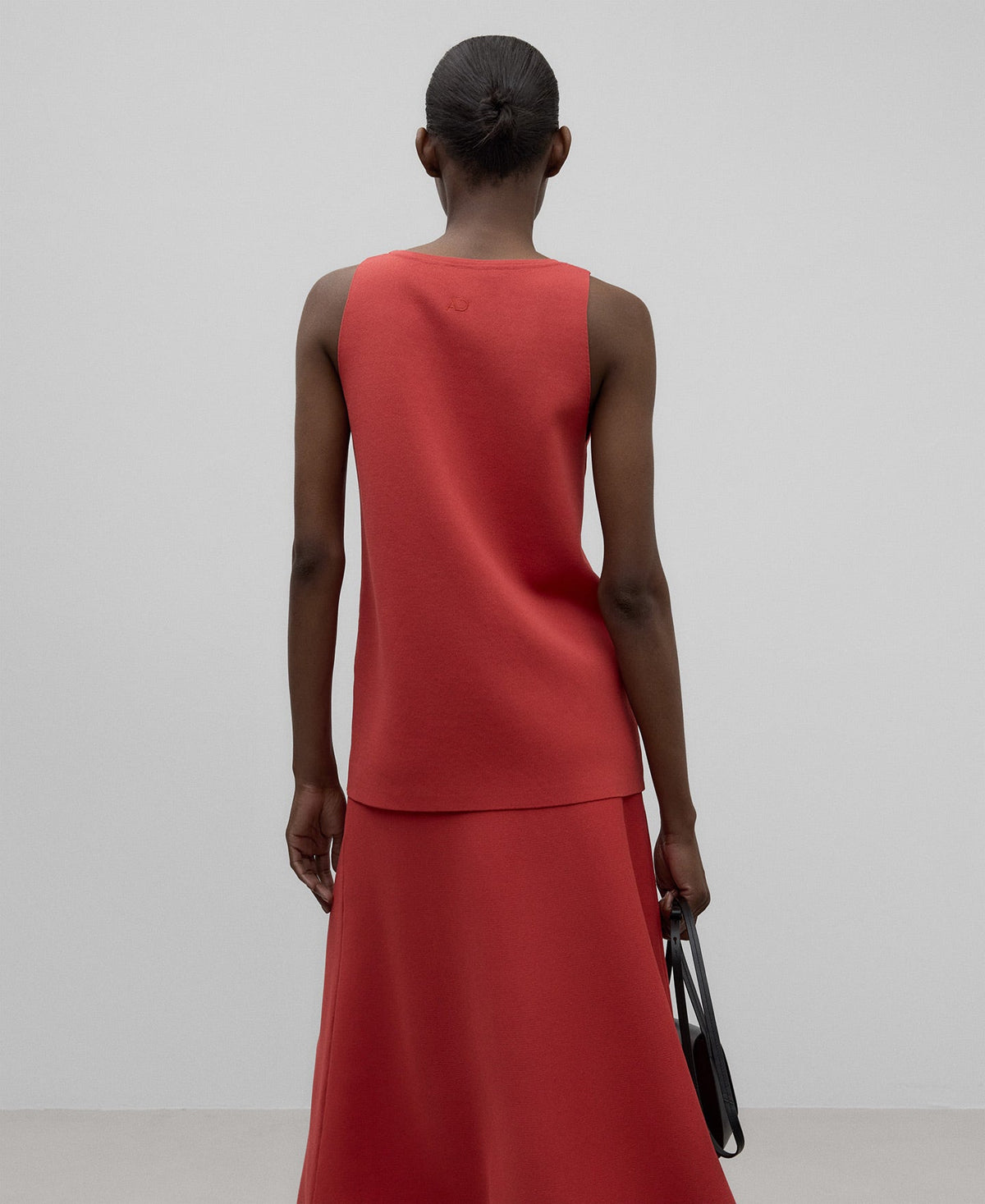 Sleeveless Knit Top in Rose and Mist