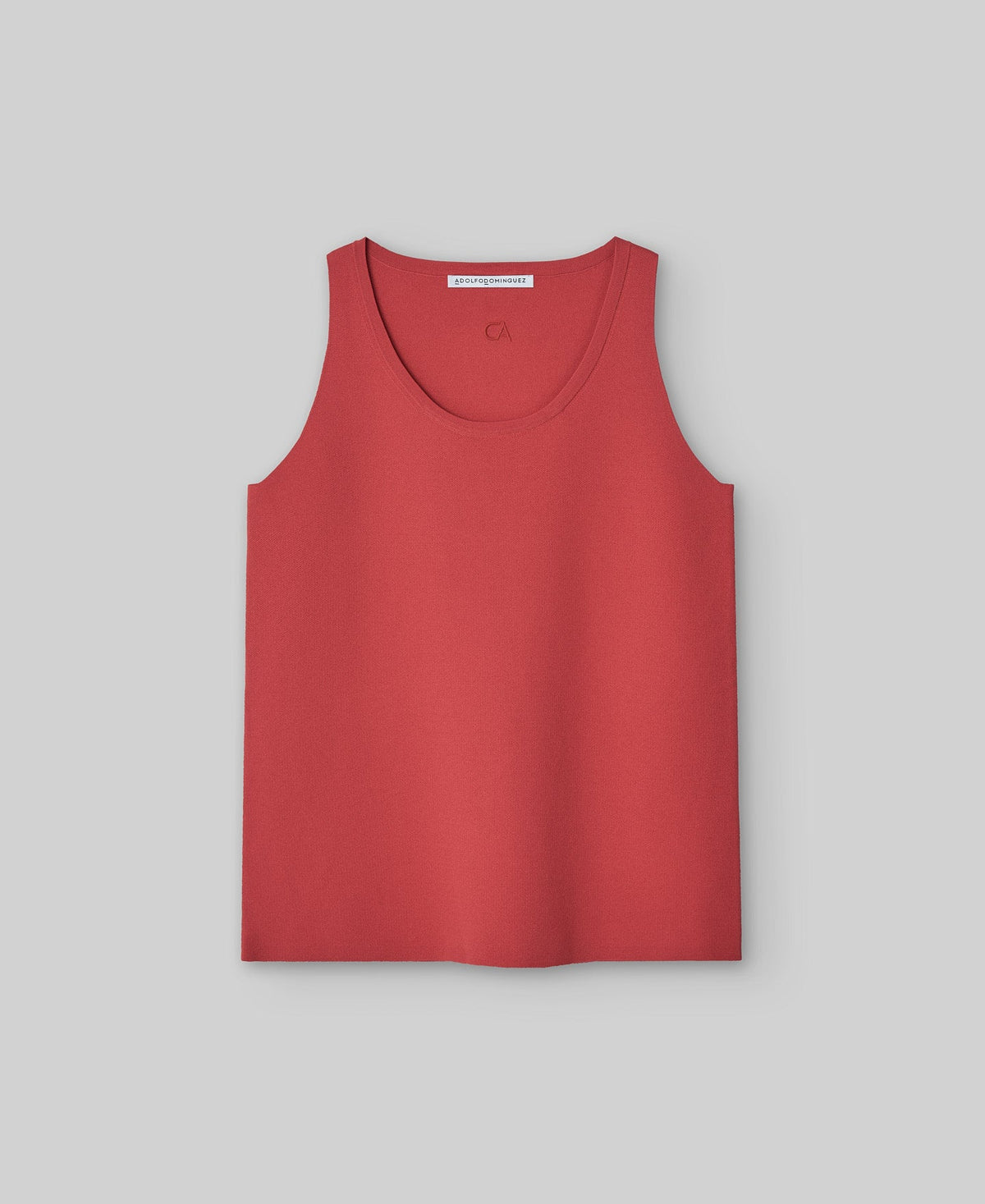 Sleeveless Knit Top in Rose and Mist