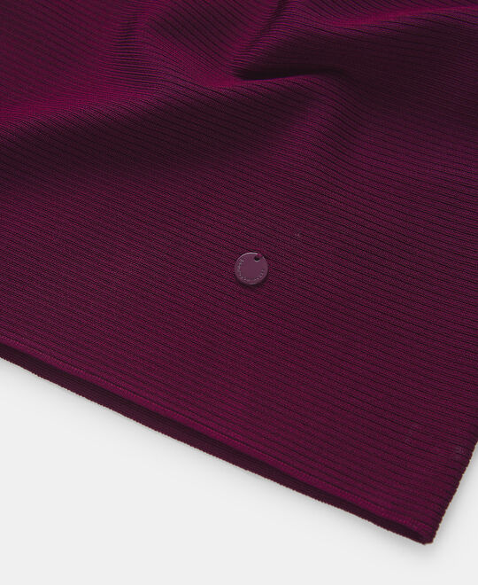 Deep Purple Viscose Bateau Neckline Sweater