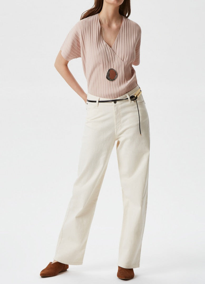 Viscose Knit Pleated