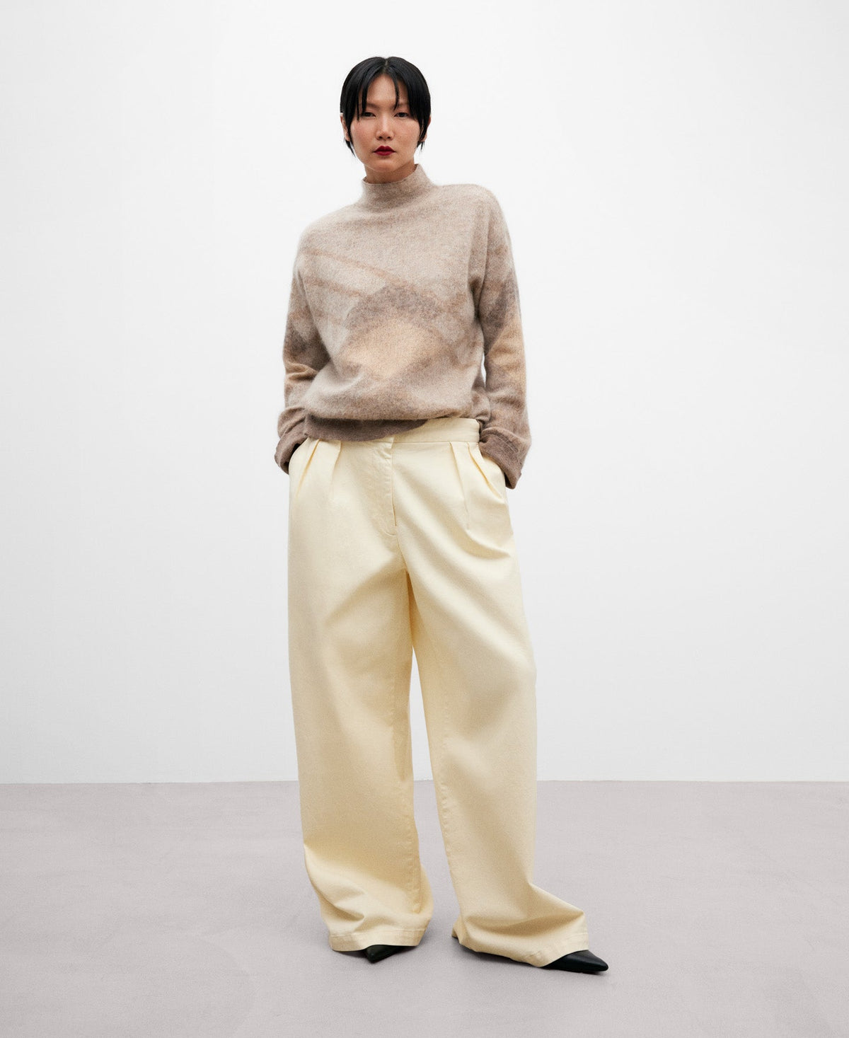 Jacquard Knitted Sweater For Women