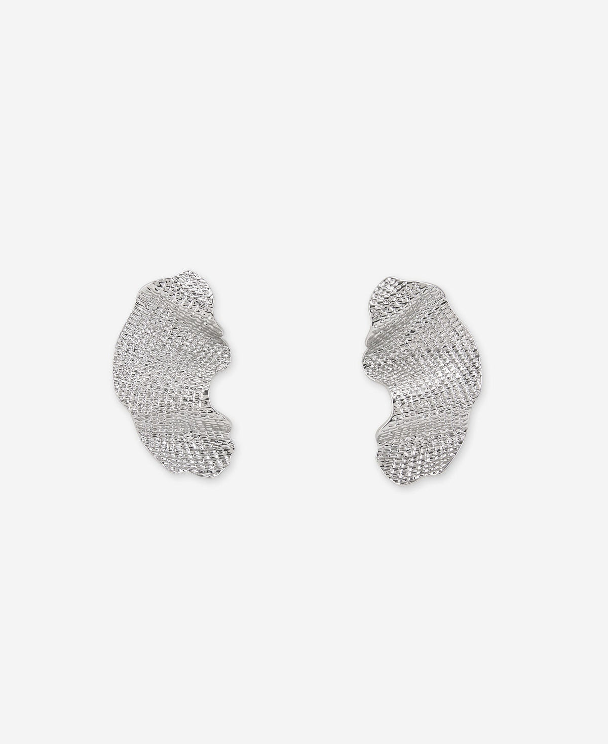 Garza Motif Silver Earring