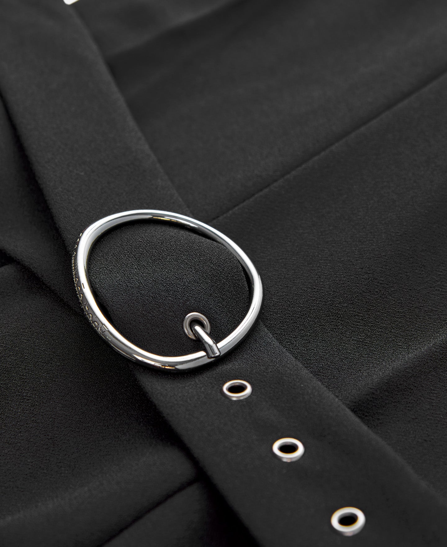 Black Straight Jumpsuit With Bateau Neckline