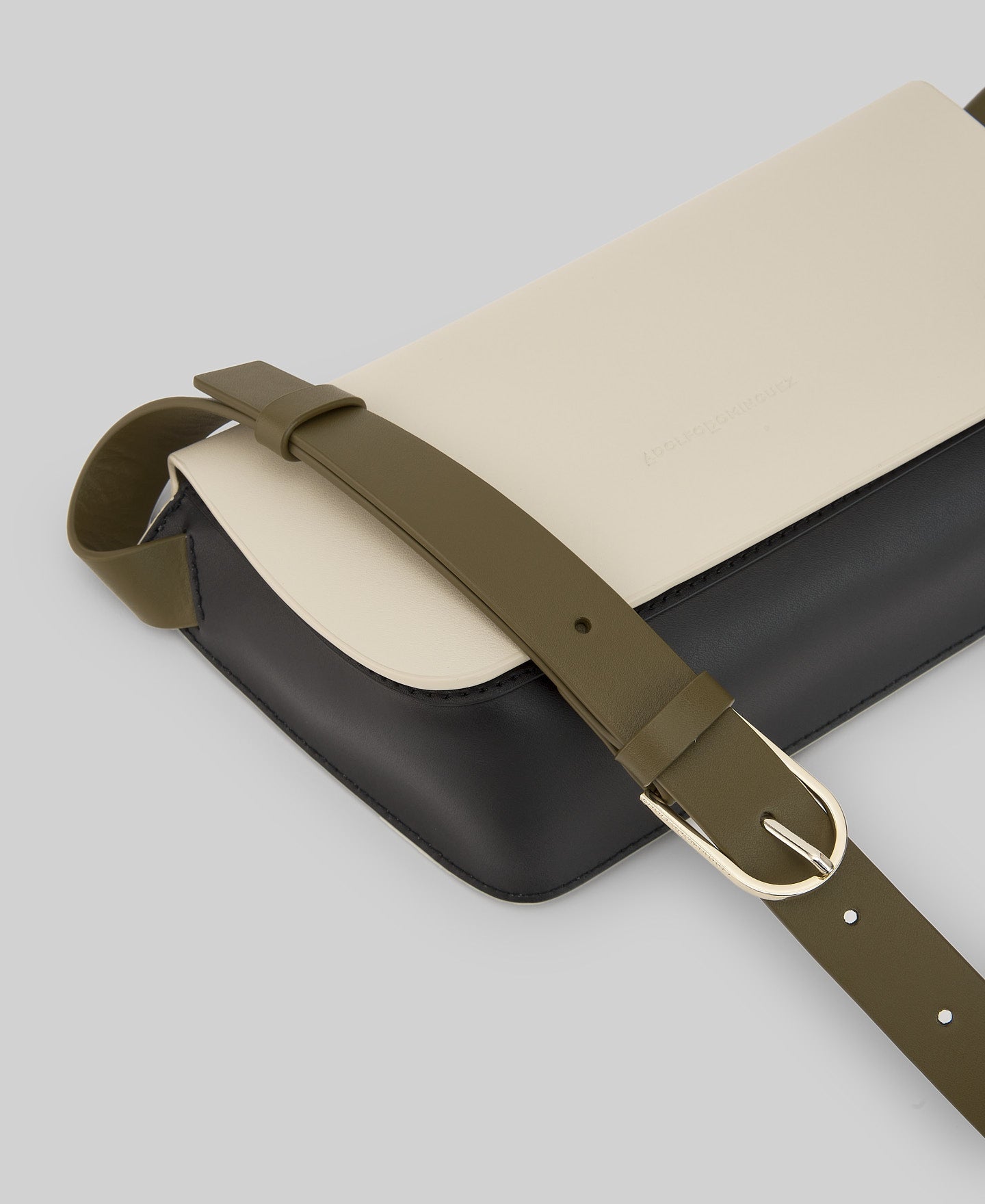 Tricolor responsible leather bag woman in multicolor3