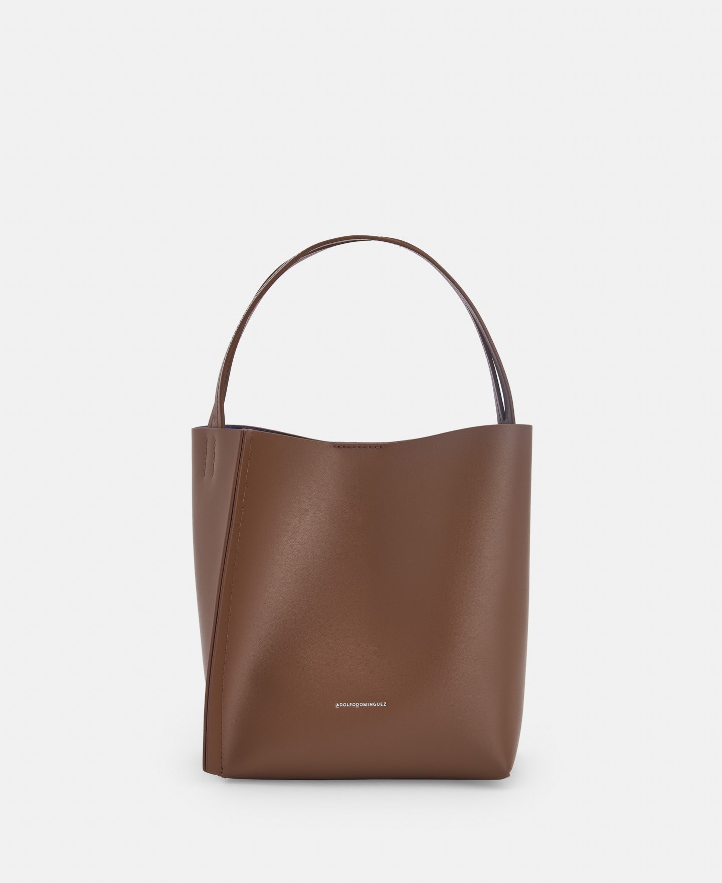 Brown Responsible Leather Bucket Bag